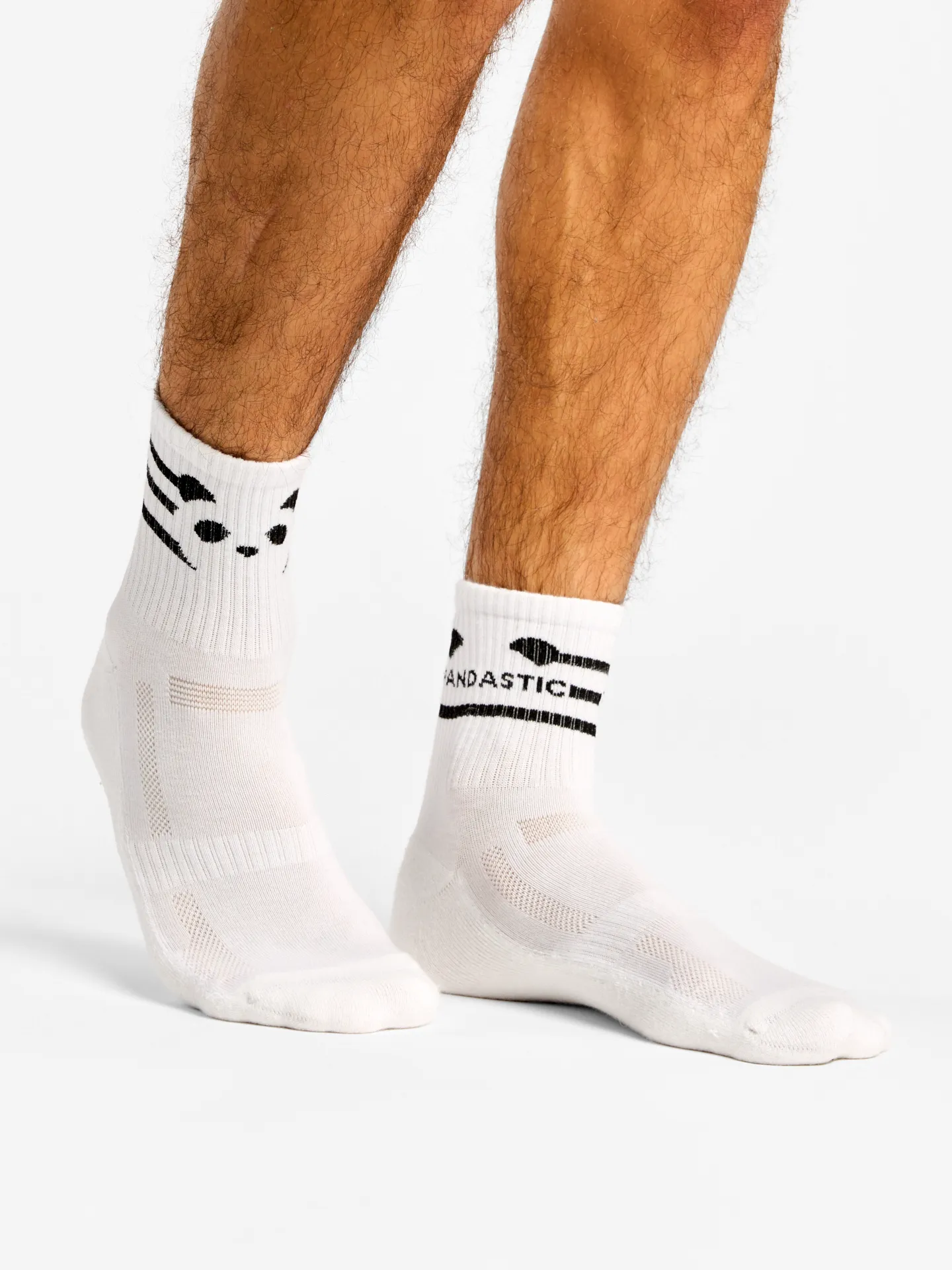 Lustige funktionelle Crewsocken Pandastisch - Image 3