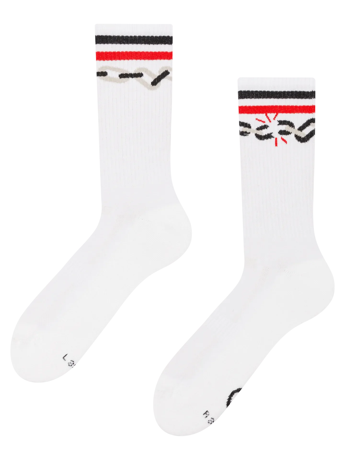 Lustige funktionelle Socken Kette