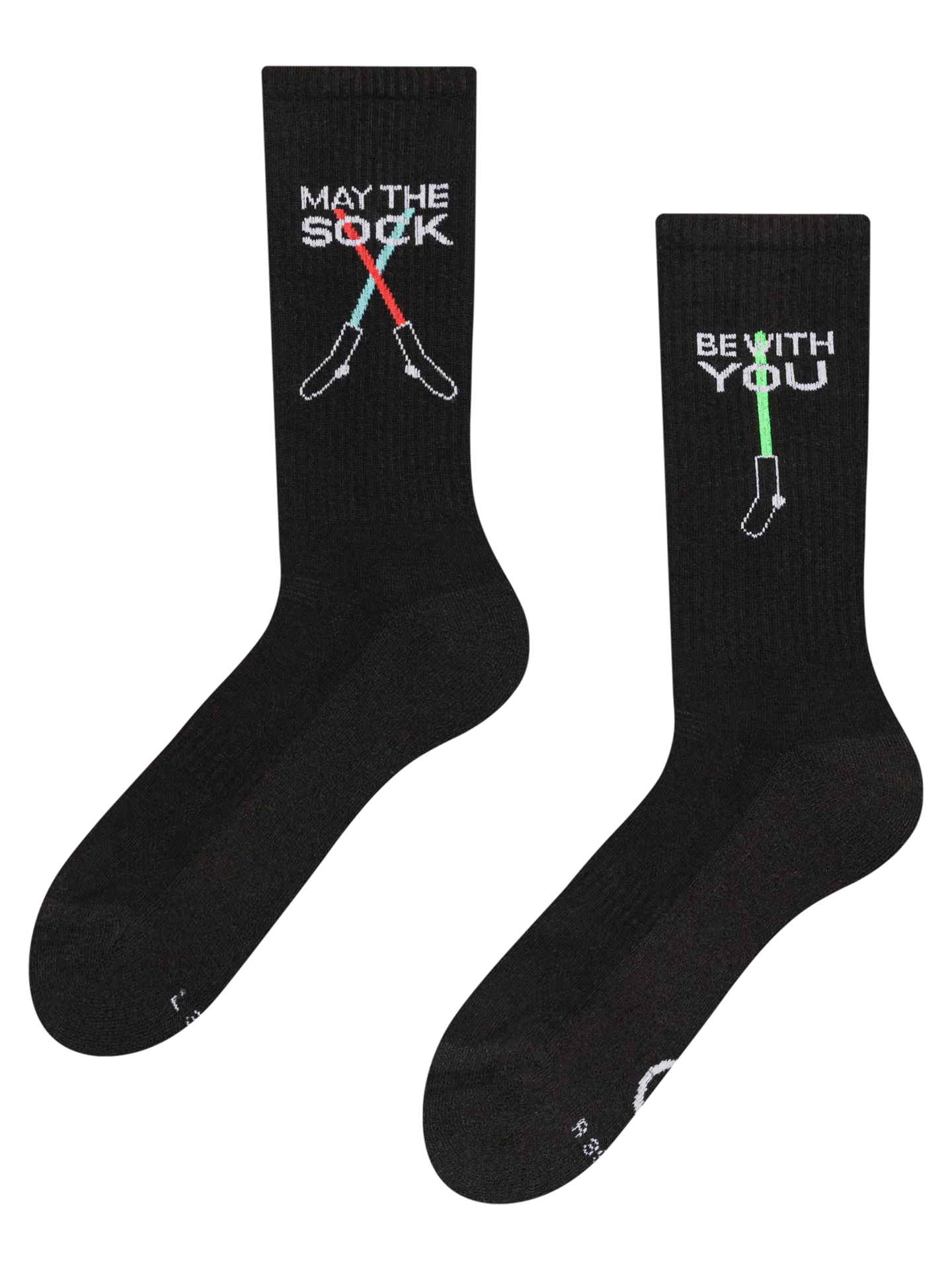 Lustige funktionelle Socken Möge die Socke mit dir sein