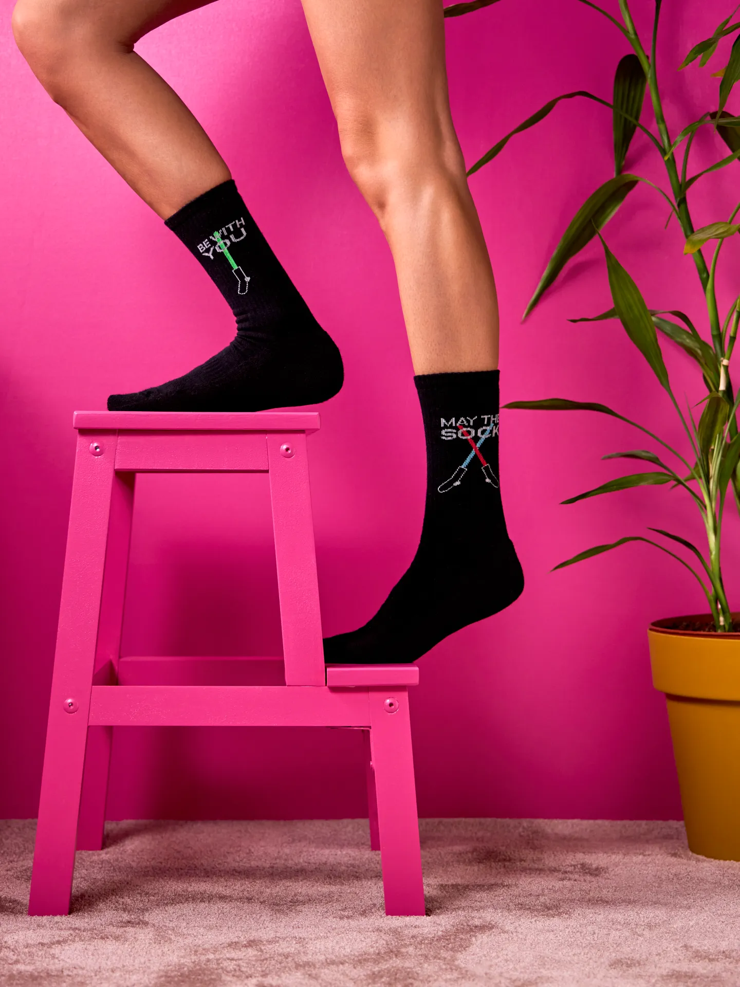 Lustige funktionelle Socken Möge die Socke mit dir sein - Image 4