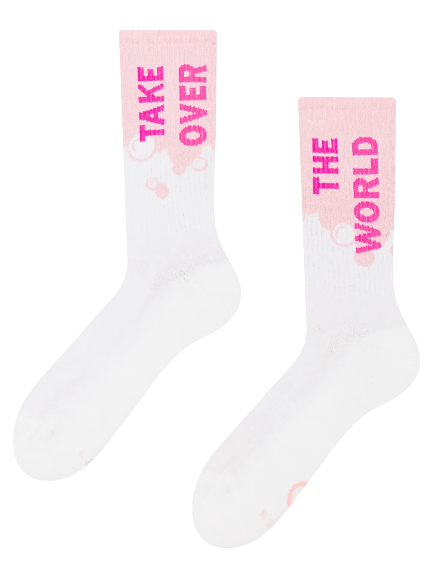 Lustige funktionelle Socken Erobere die Welt