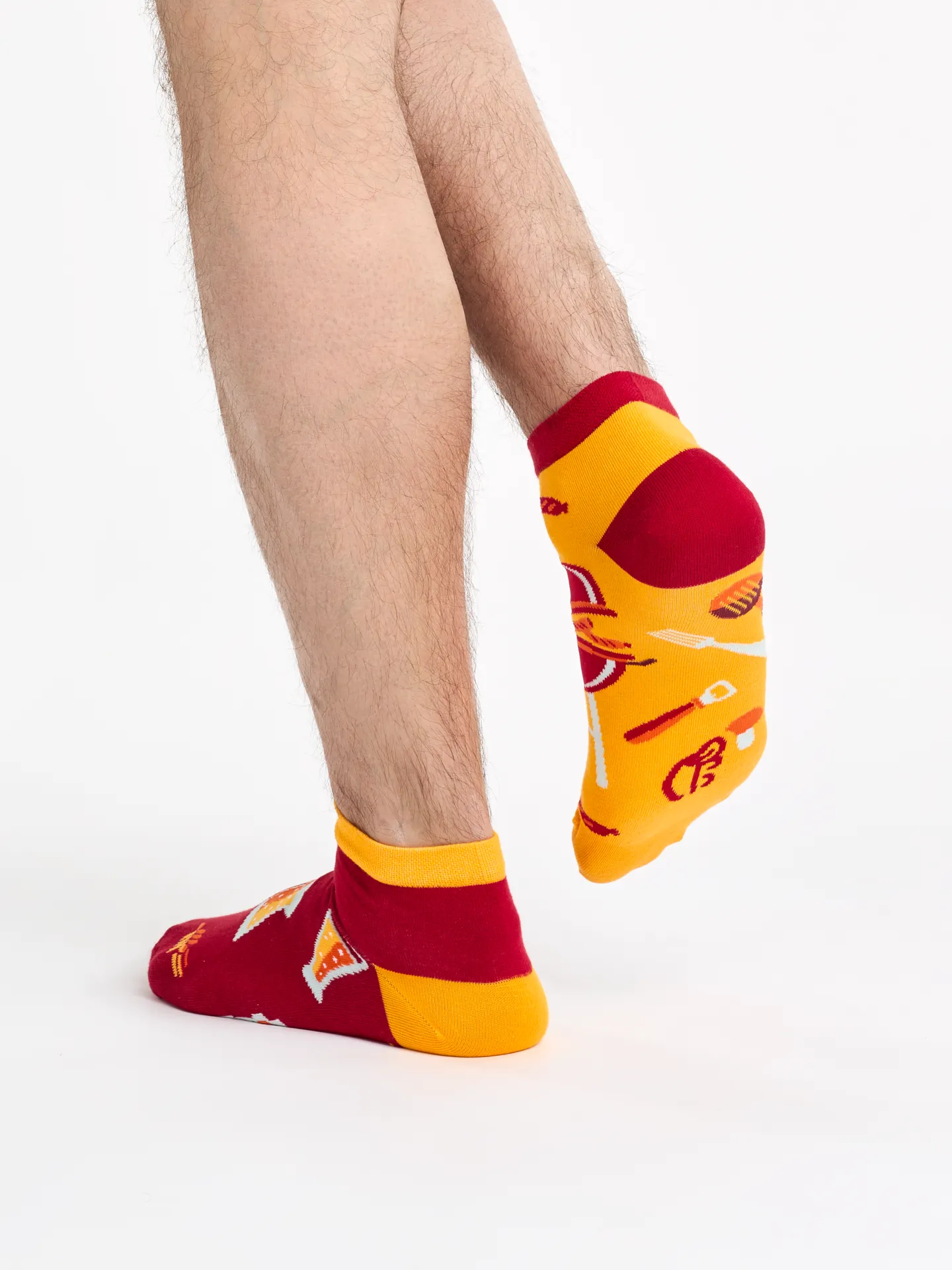 Lustige Knöchelsocken Bier und Barbecue - Image 3