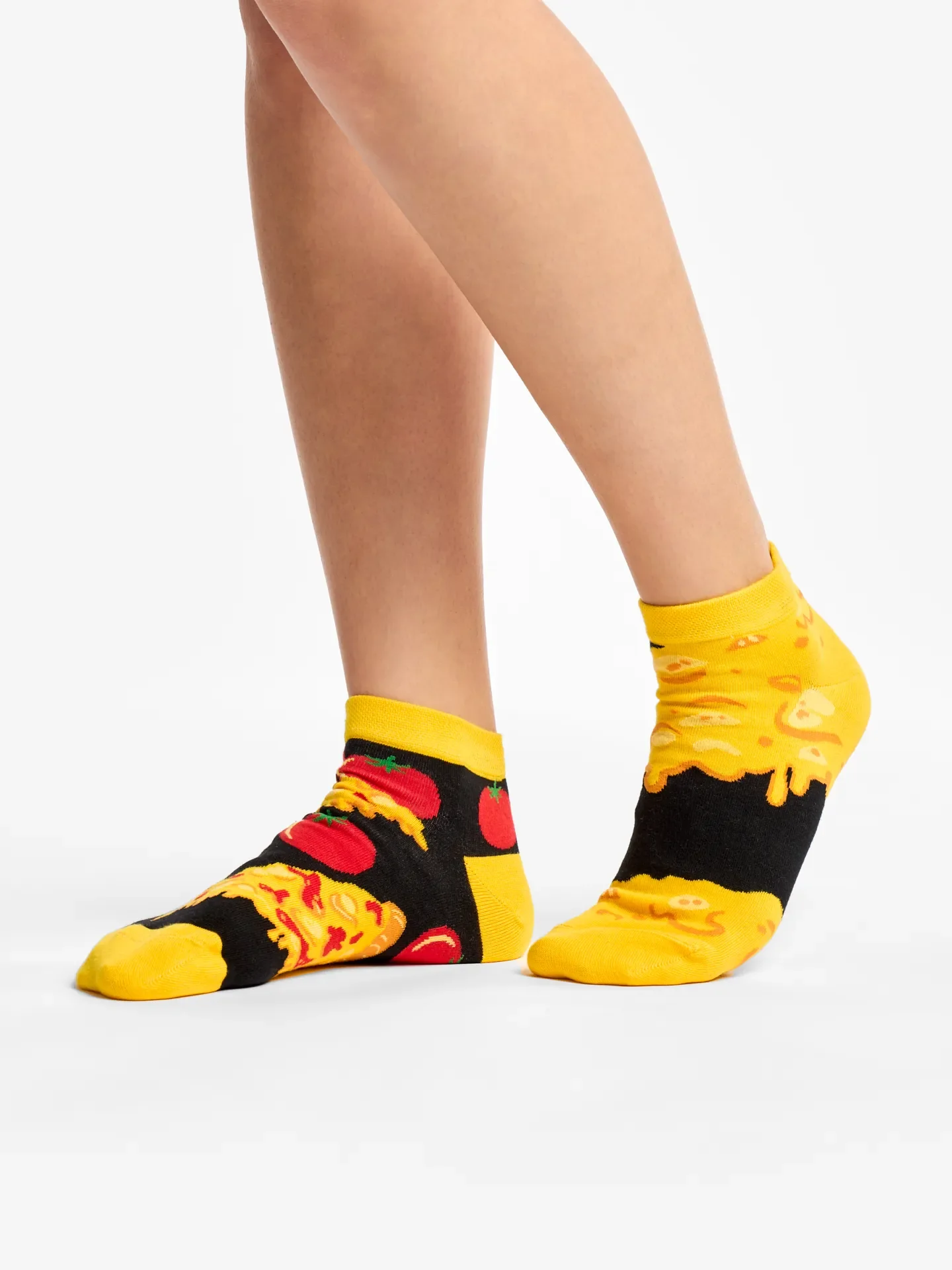 Lustige Knöchelsocken Käsepizza - Image 2