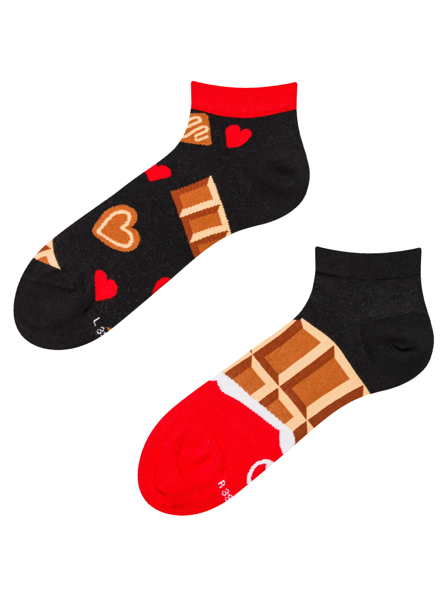 Lustige Knöchelsocken Schokoladenliebe