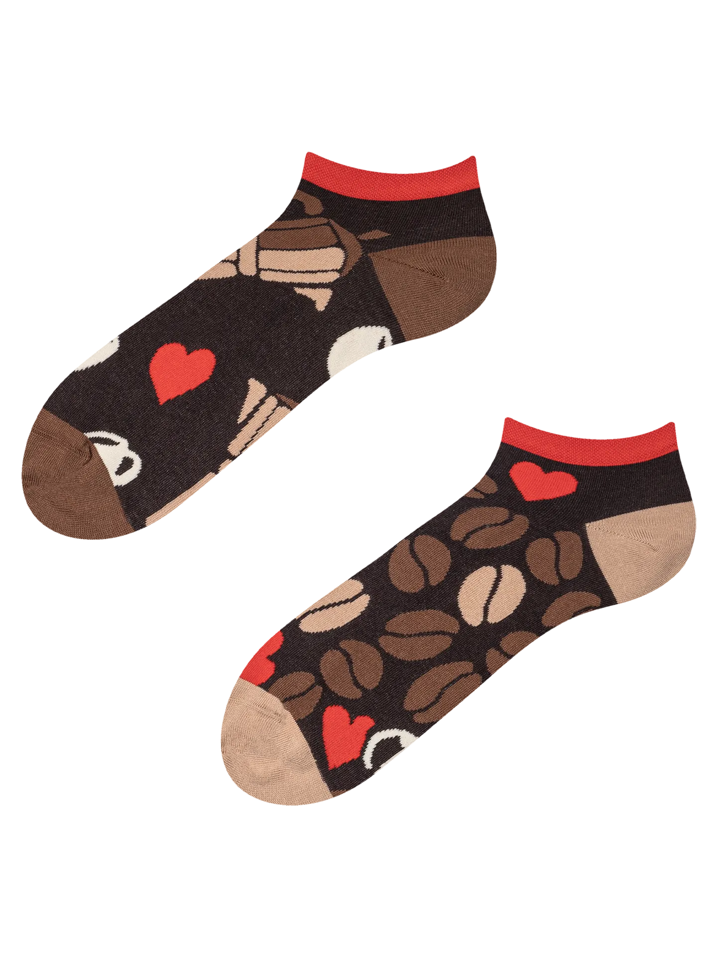 Lustige Knöchelsocken Kaffeeliebe
