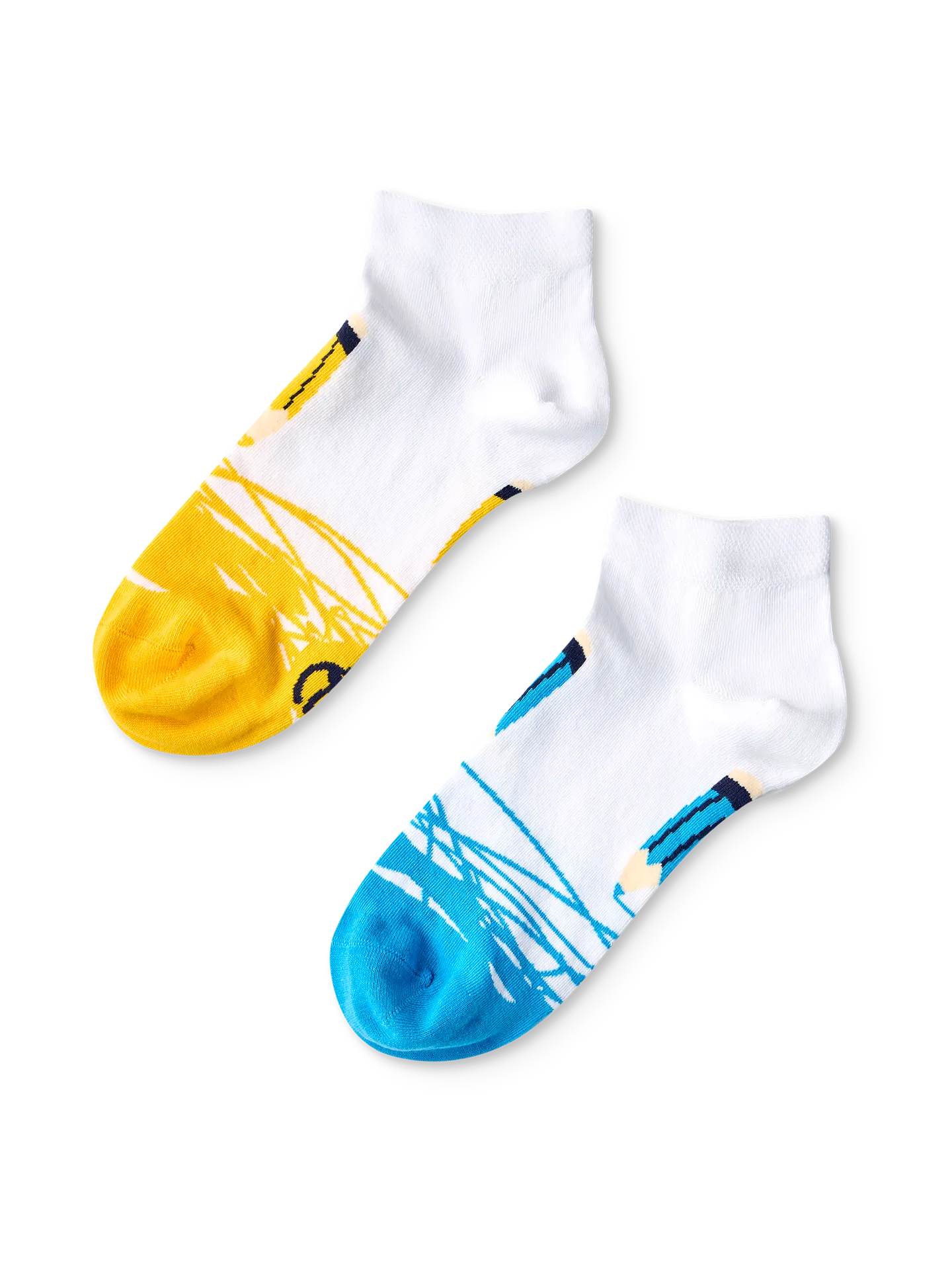 Lustige Knöchelsocken Bunte Bleistifte