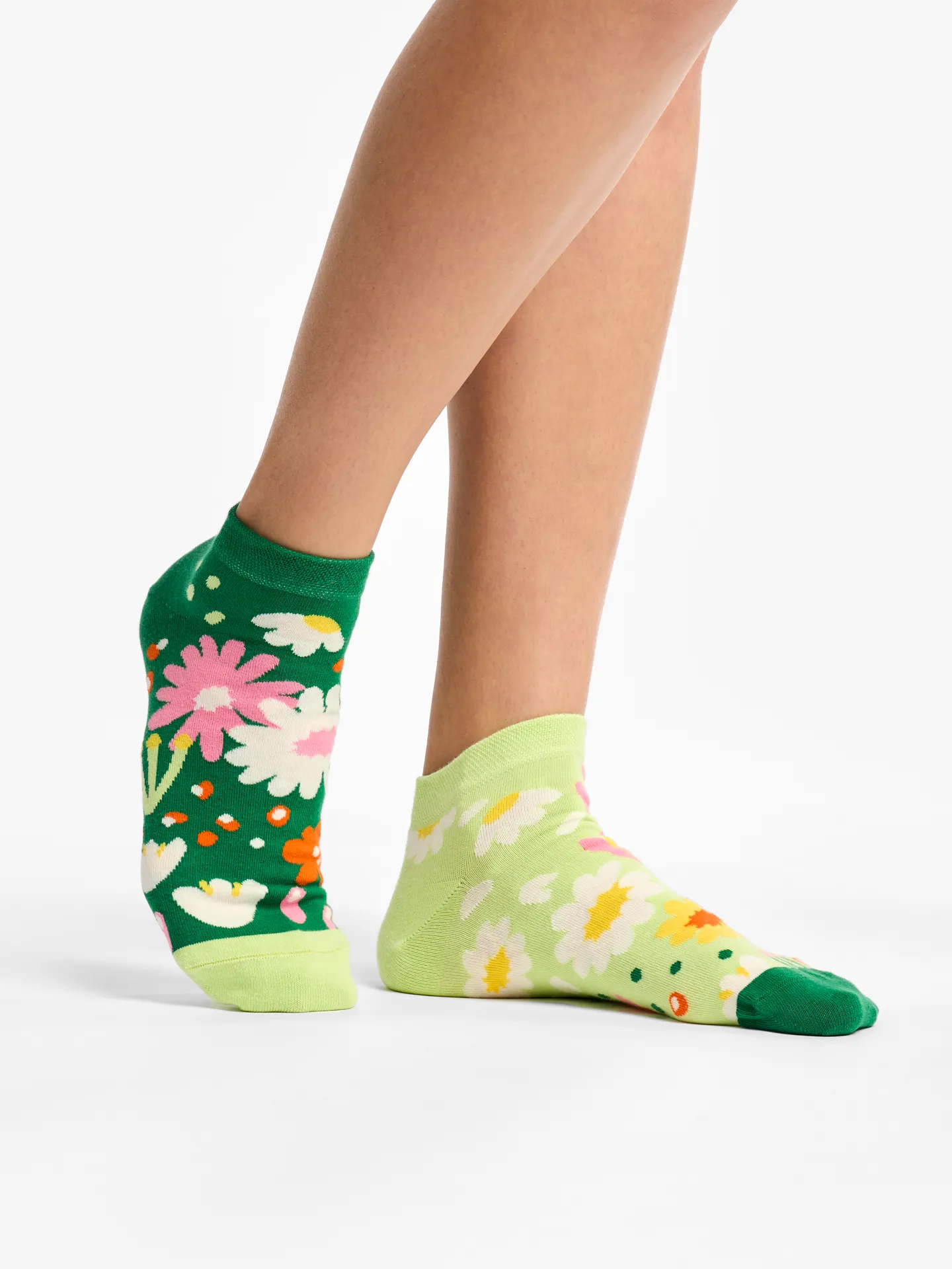 Lustige Knöchelsocken Blumengarten - Image 3