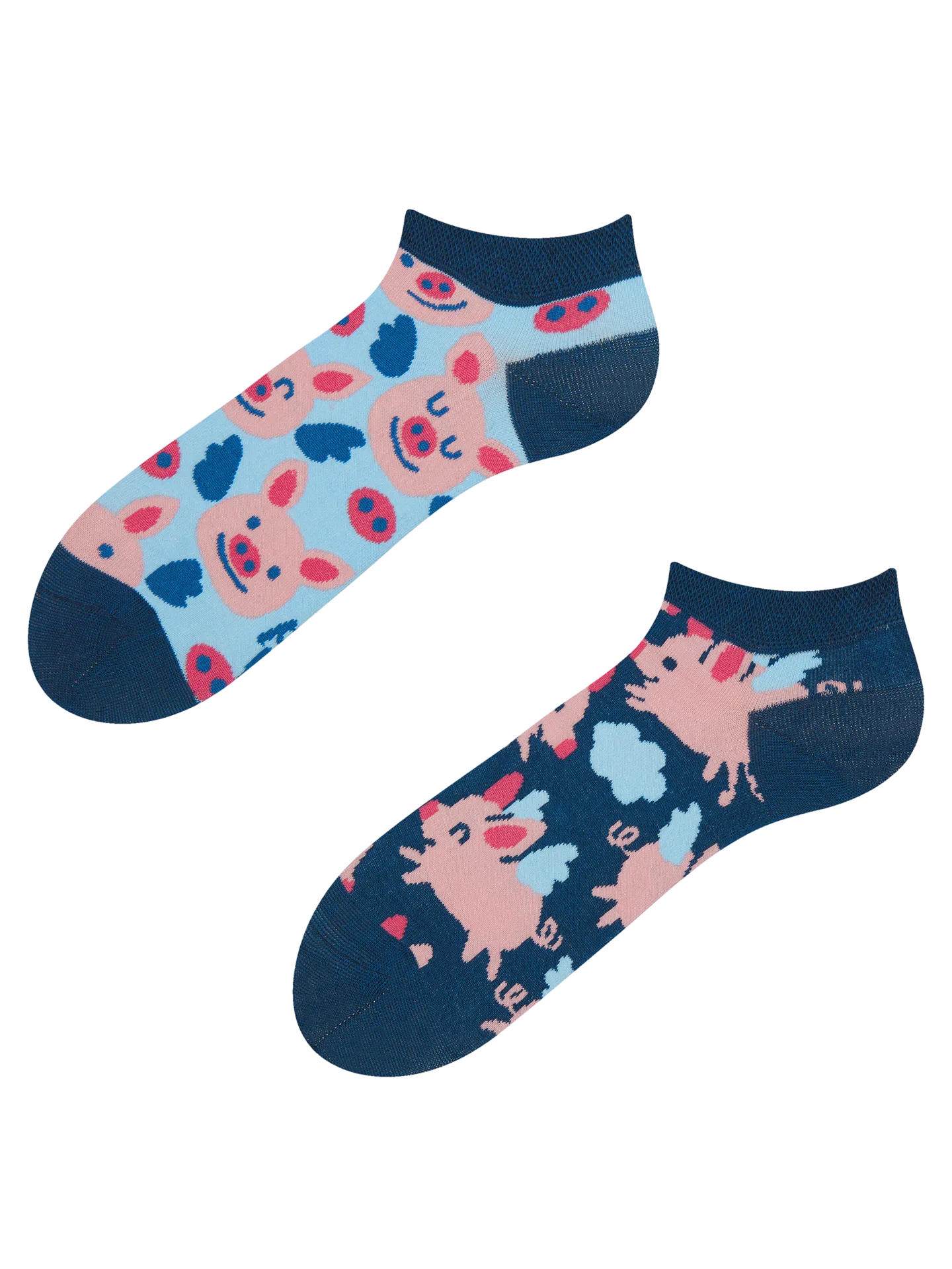 Lustige Knöchelsocken Fliegende Schweinchen