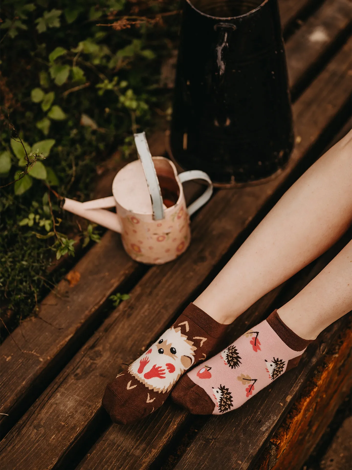 Lustige Knöchelsocken Igel - Image 4