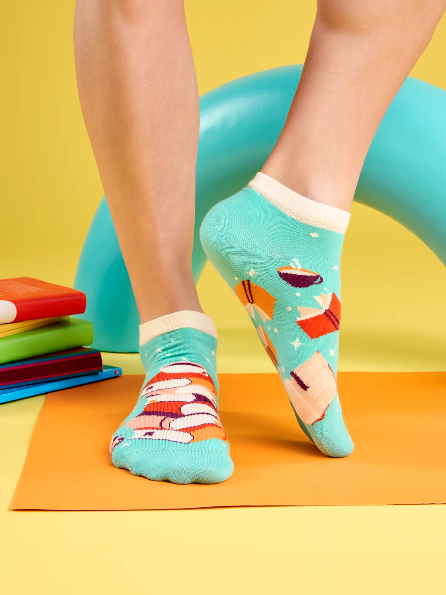 Lustige Knöchelsocken Zauberbücher - Image 5