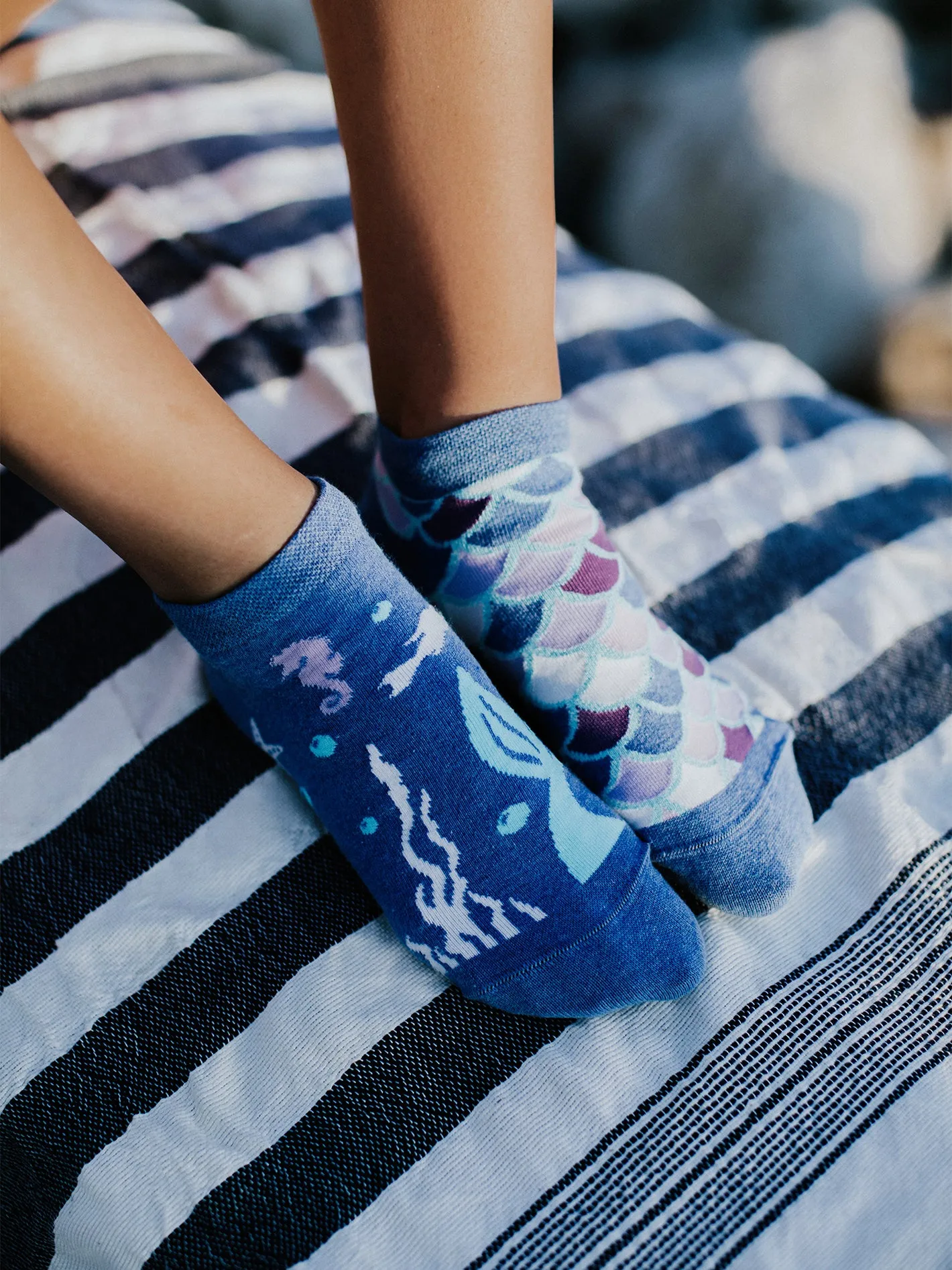 Lustige Knöchelsocken Meerjungfrau - Image 4