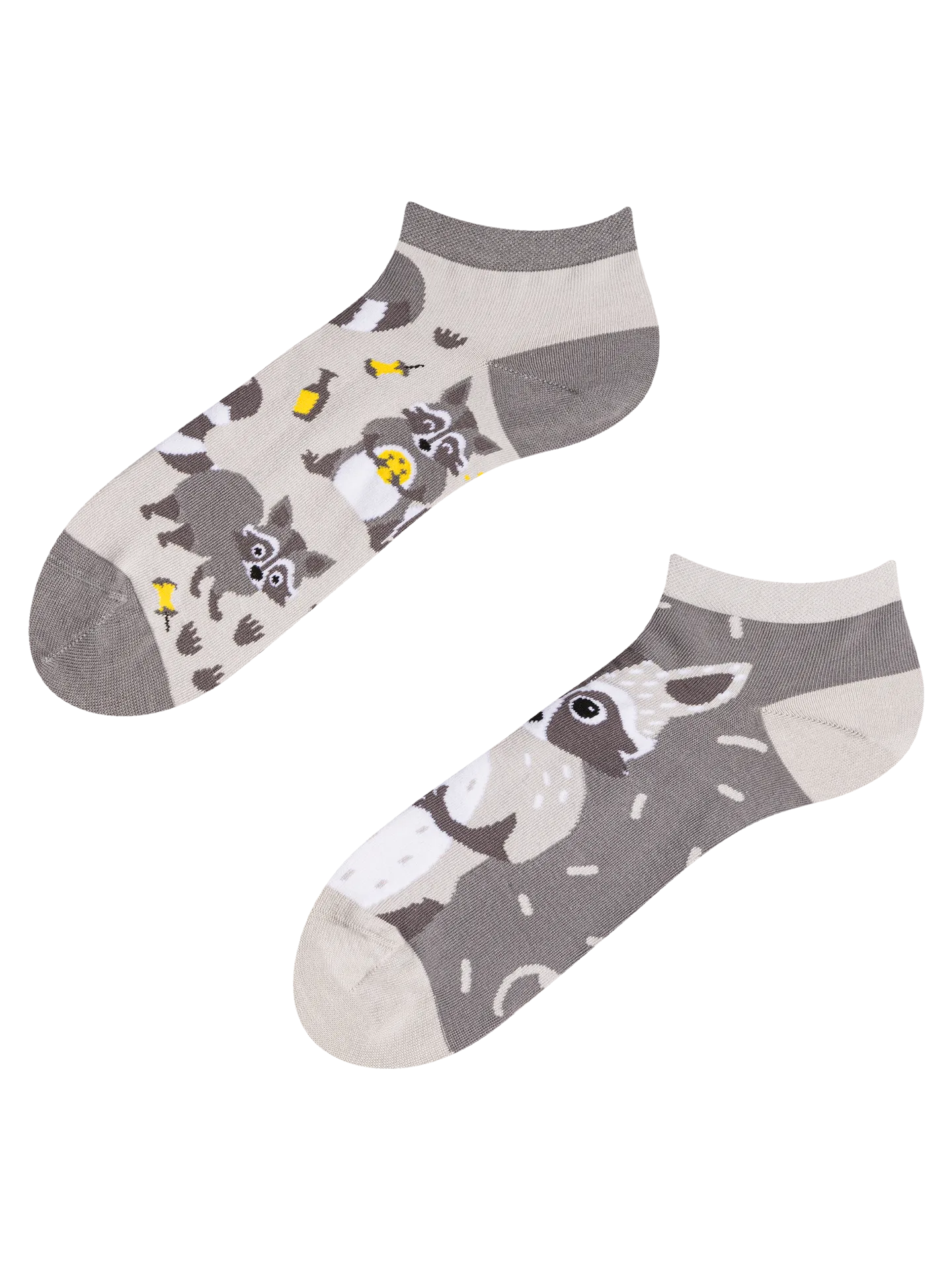 Lustige Knöchelsocken Waschbär