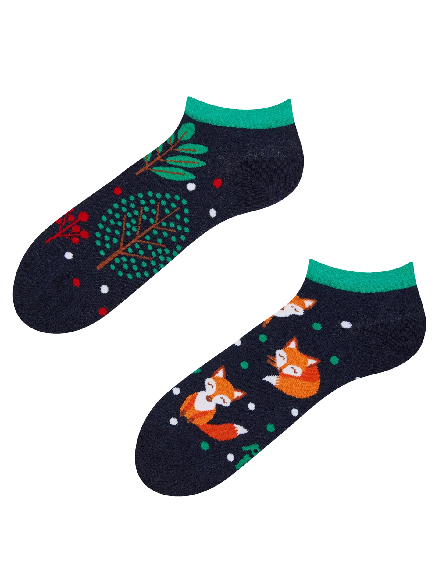 Lustige Knöchelsocken Rotfuchs