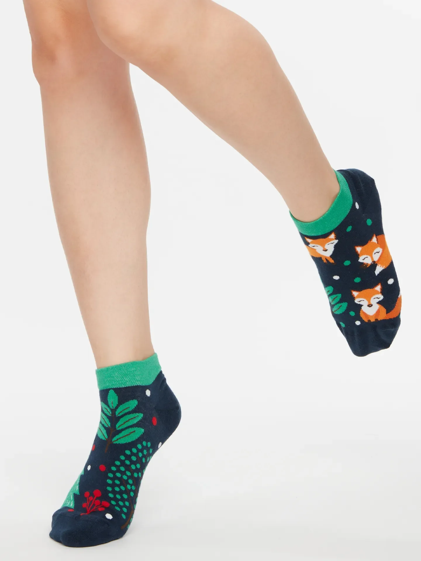 Lustige Knöchelsocken Rotfuchs - Image 2
