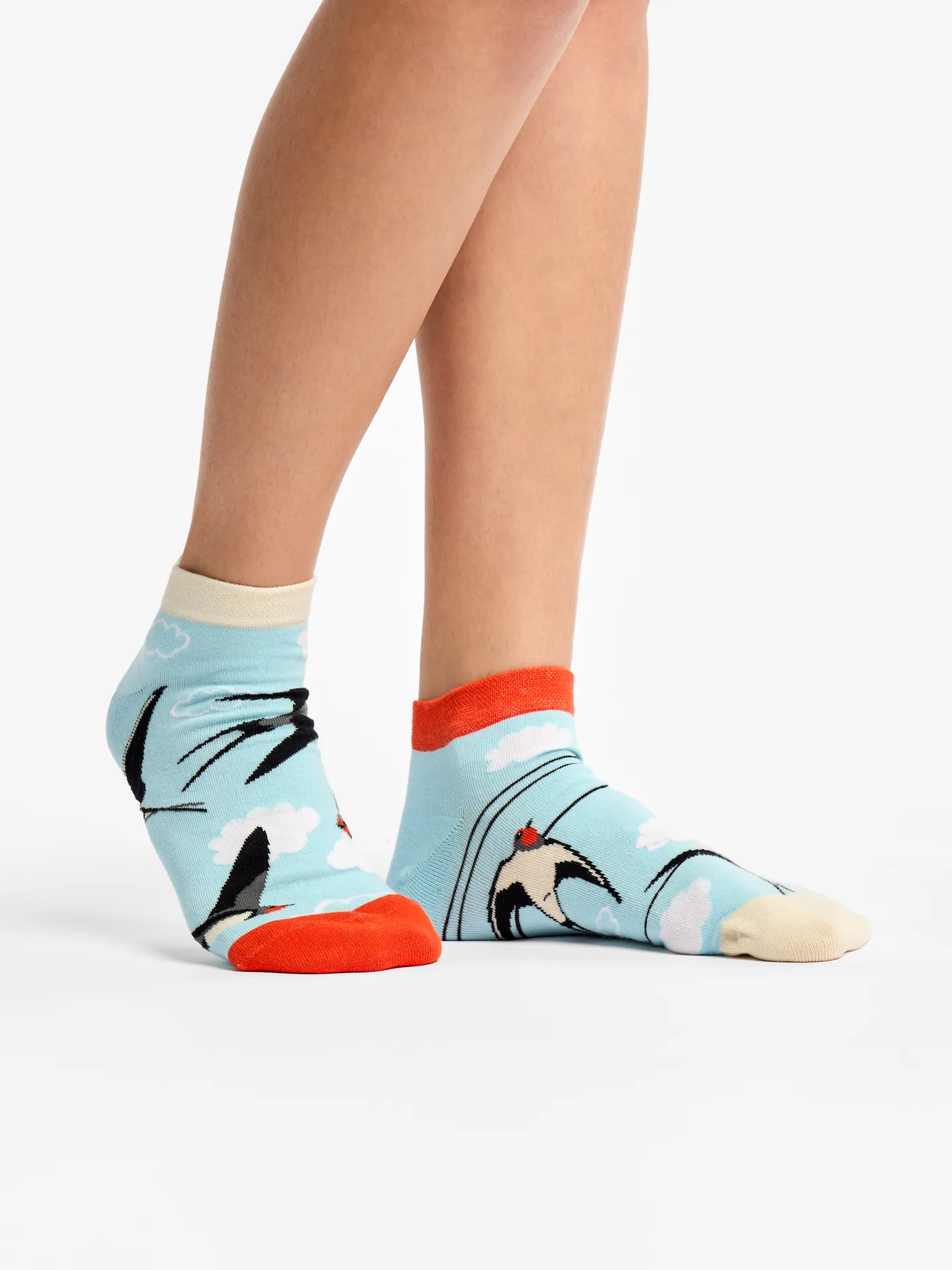 Lustige Knöchelsocken Schwalben - Image 3