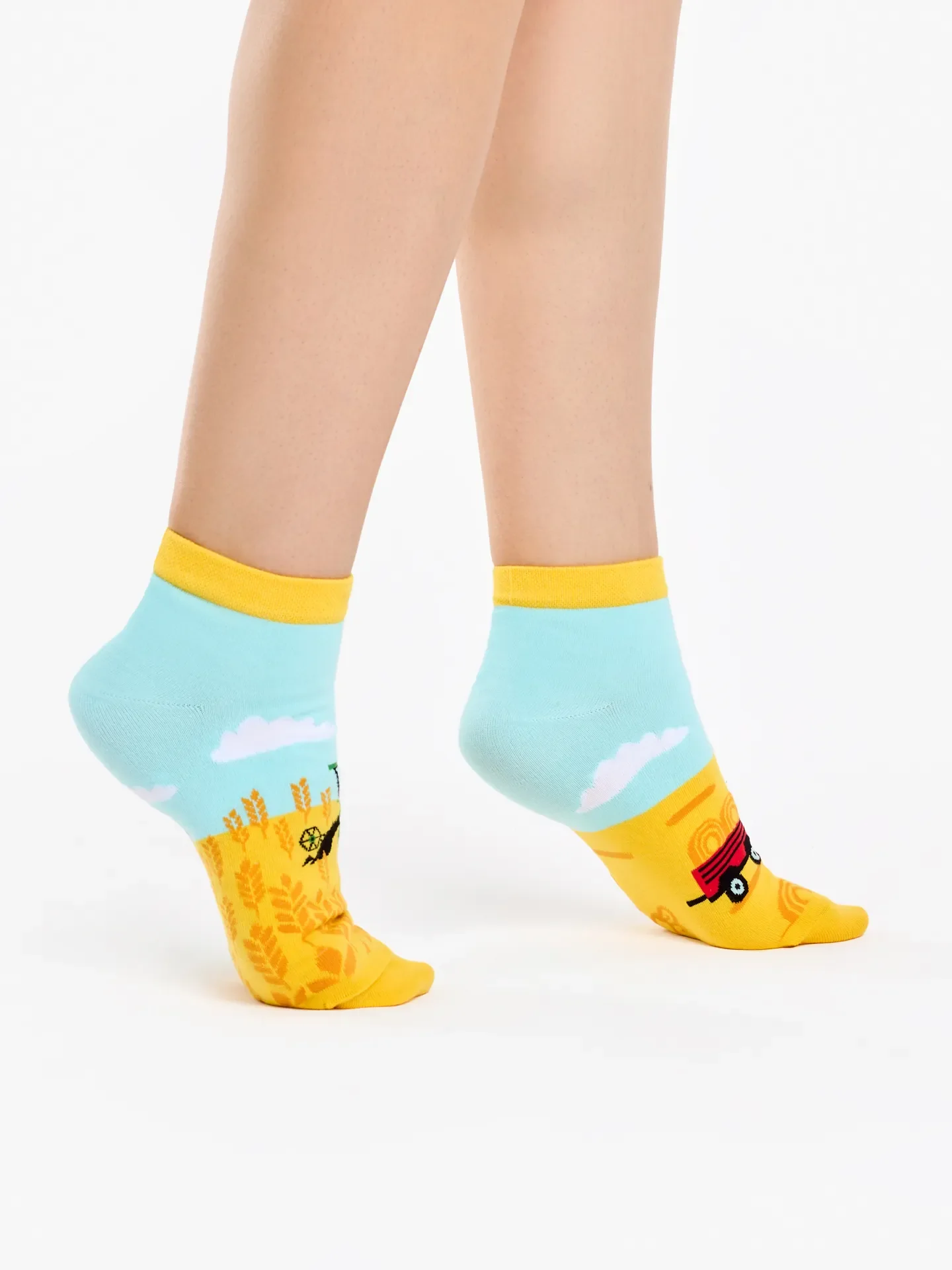 Lustige Knöchelsocken Traktor - Image 3