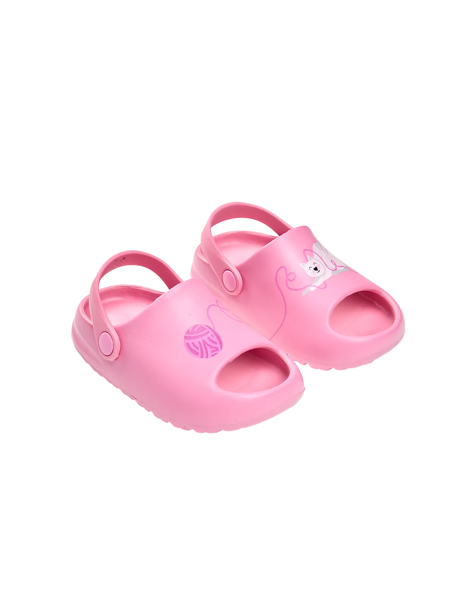 Lustige Baby-Clog-Sandalen mit dicker Sohle Katze und Ball - Image 6