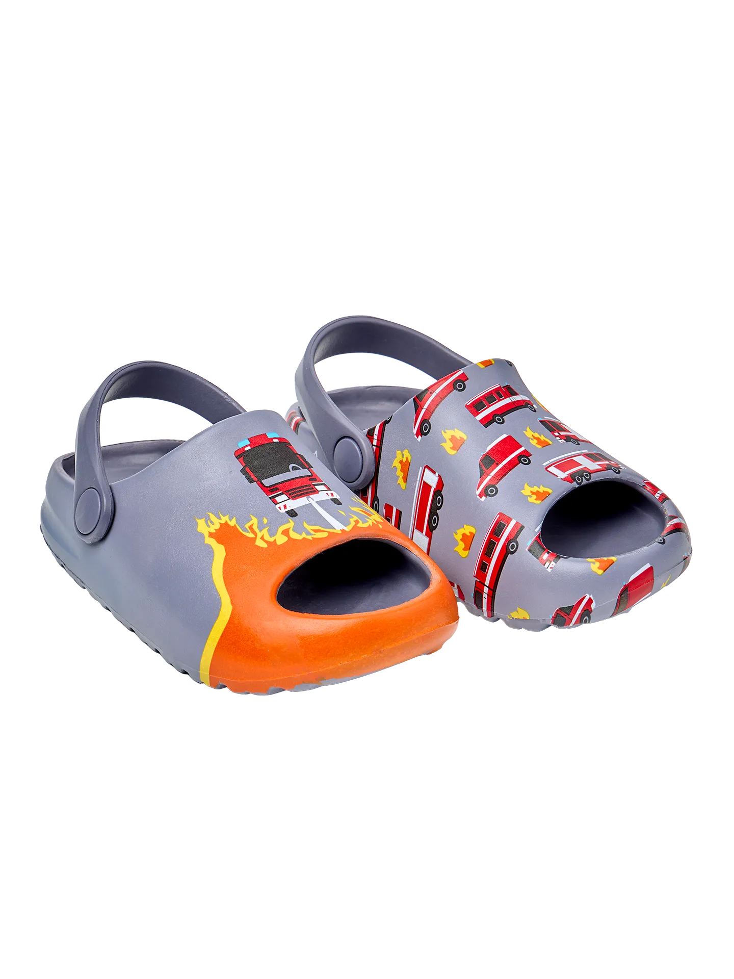 Lustige chunky Baby-Clog-Sandalen Feuerwehrleute in Aktion - Image 2