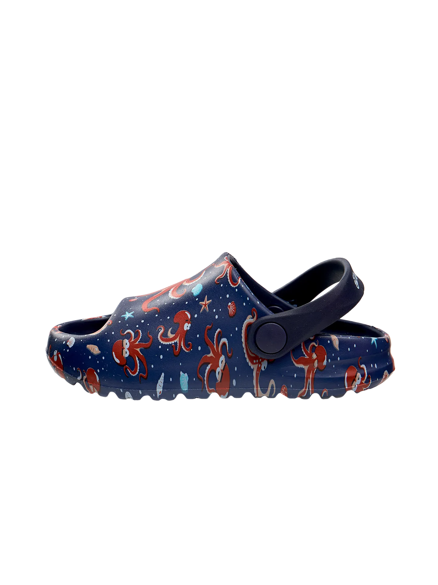 Lustige Baby-Clog-Sandalen mit dicker Sohle Roter Oktopus - Image 3