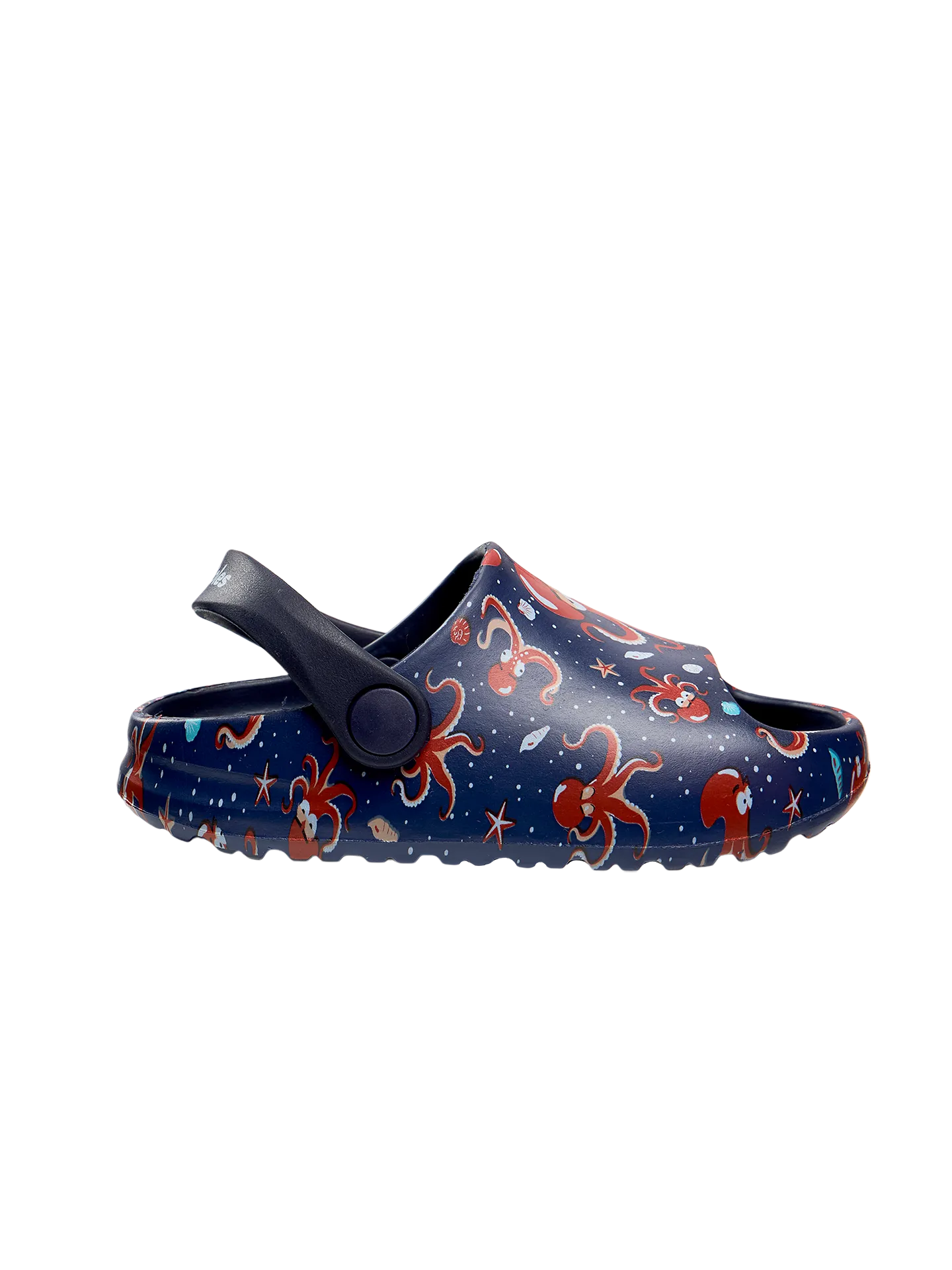 Lustige Baby-Clog-Sandalen mit dicker Sohle Roter Oktopus - Image 5