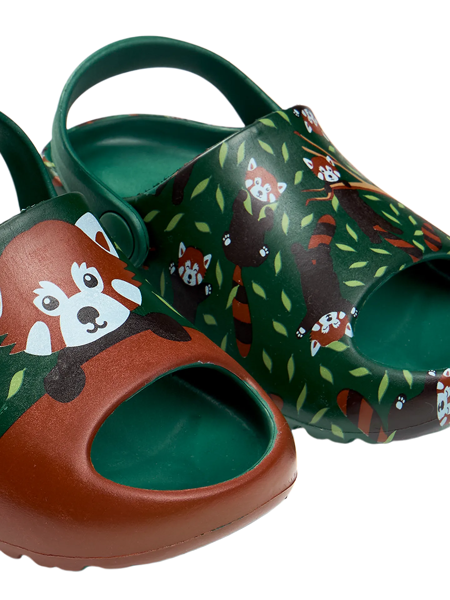 Lustige Baby-Clog-Sandalen mit dicker Sohle Roter Panda - Image 4