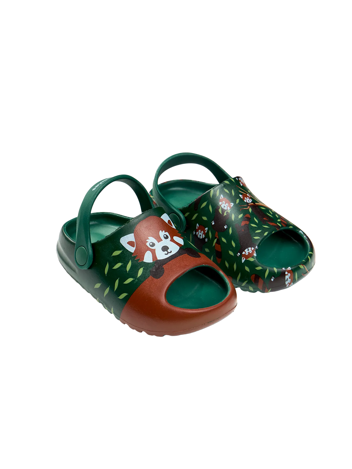 Lustige Baby-Clog-Sandalen mit dicker Sohle Roter Panda - Image 5