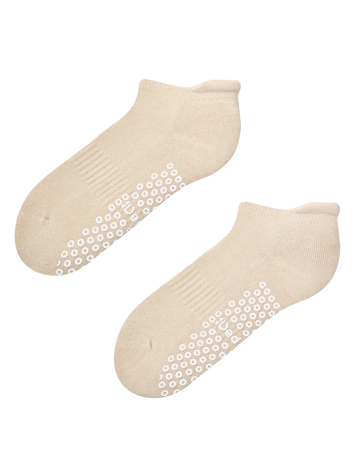 Beige Pilates- & Yoga-Socken