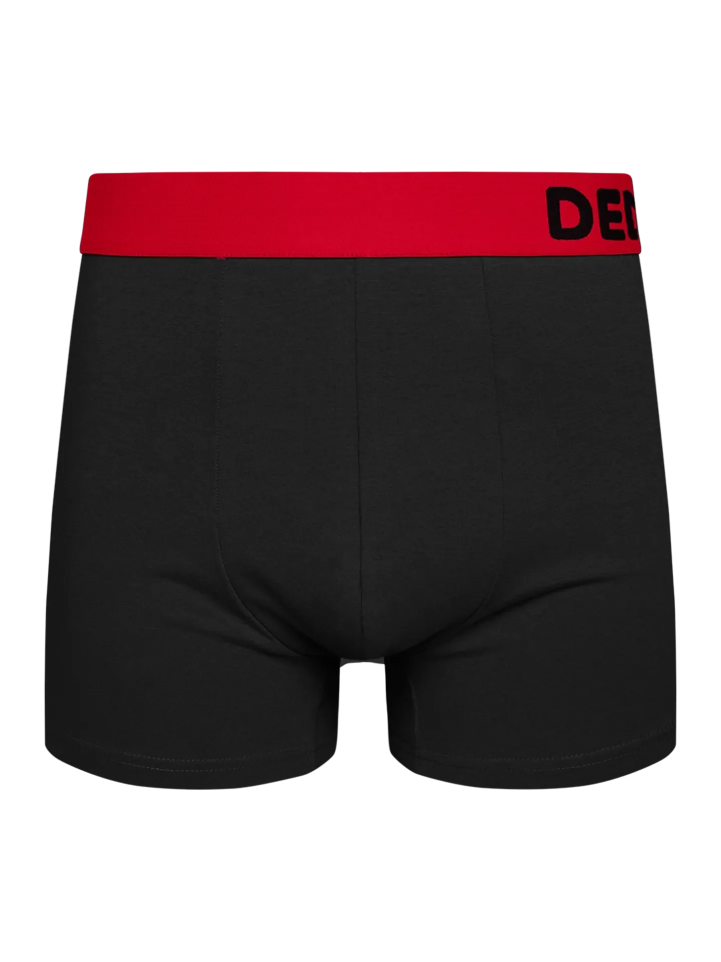 Schwarze und rote Boxershorts für Männer