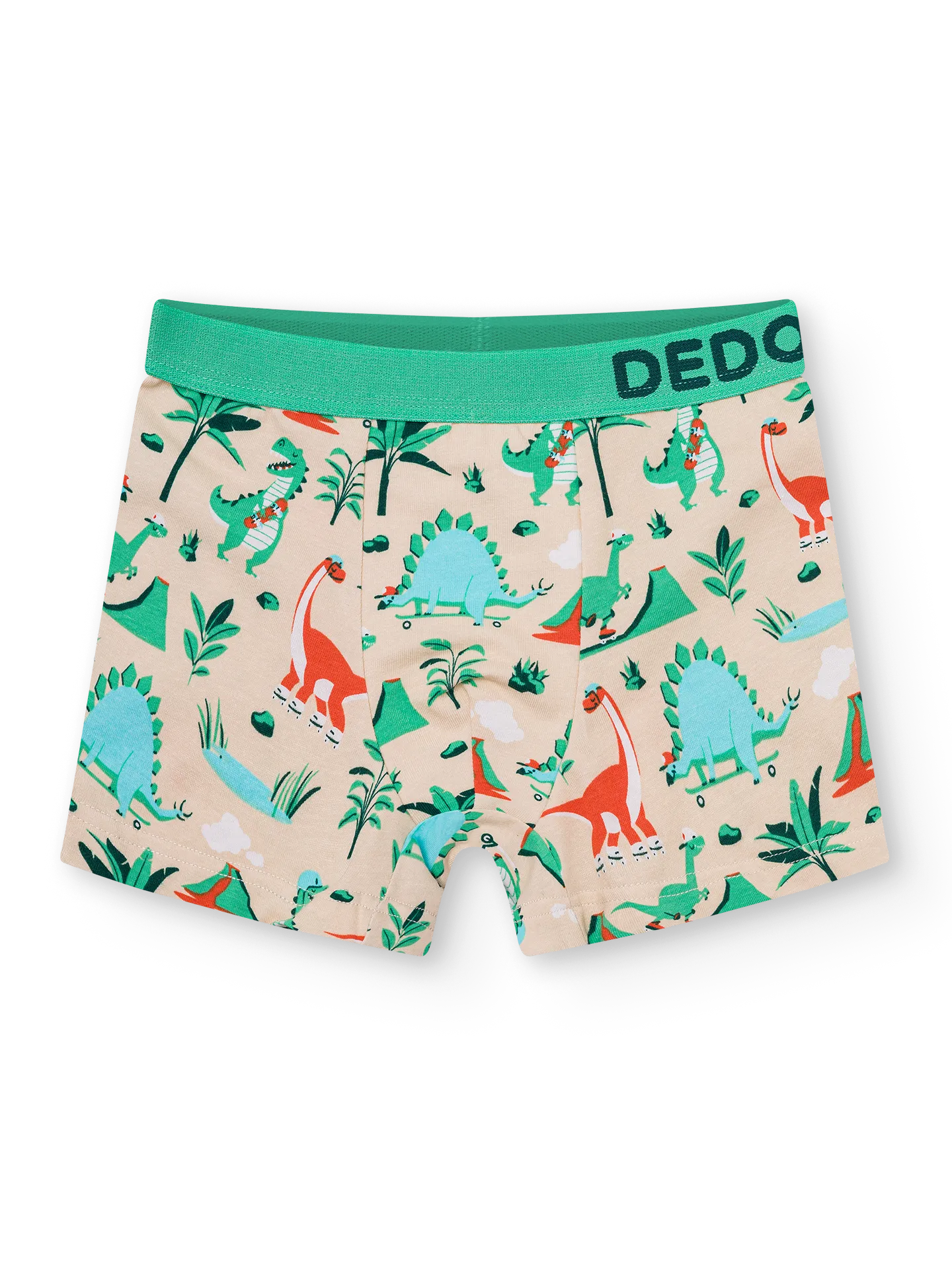 Lustige Boxershorts für Jungen Dino-Skatepark