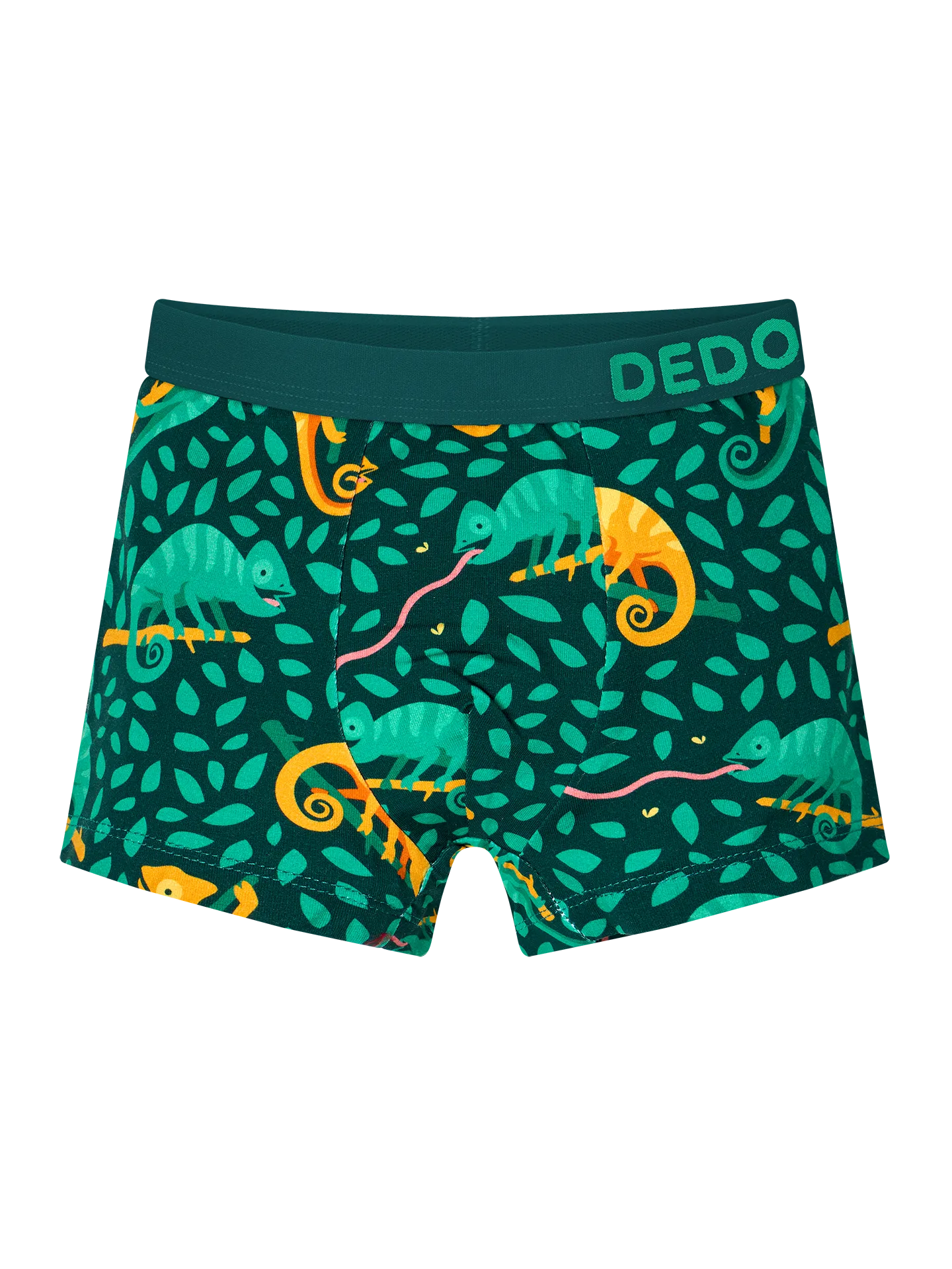 Lustige Boxershorts für Jungen Chamäleon auf der Jagd