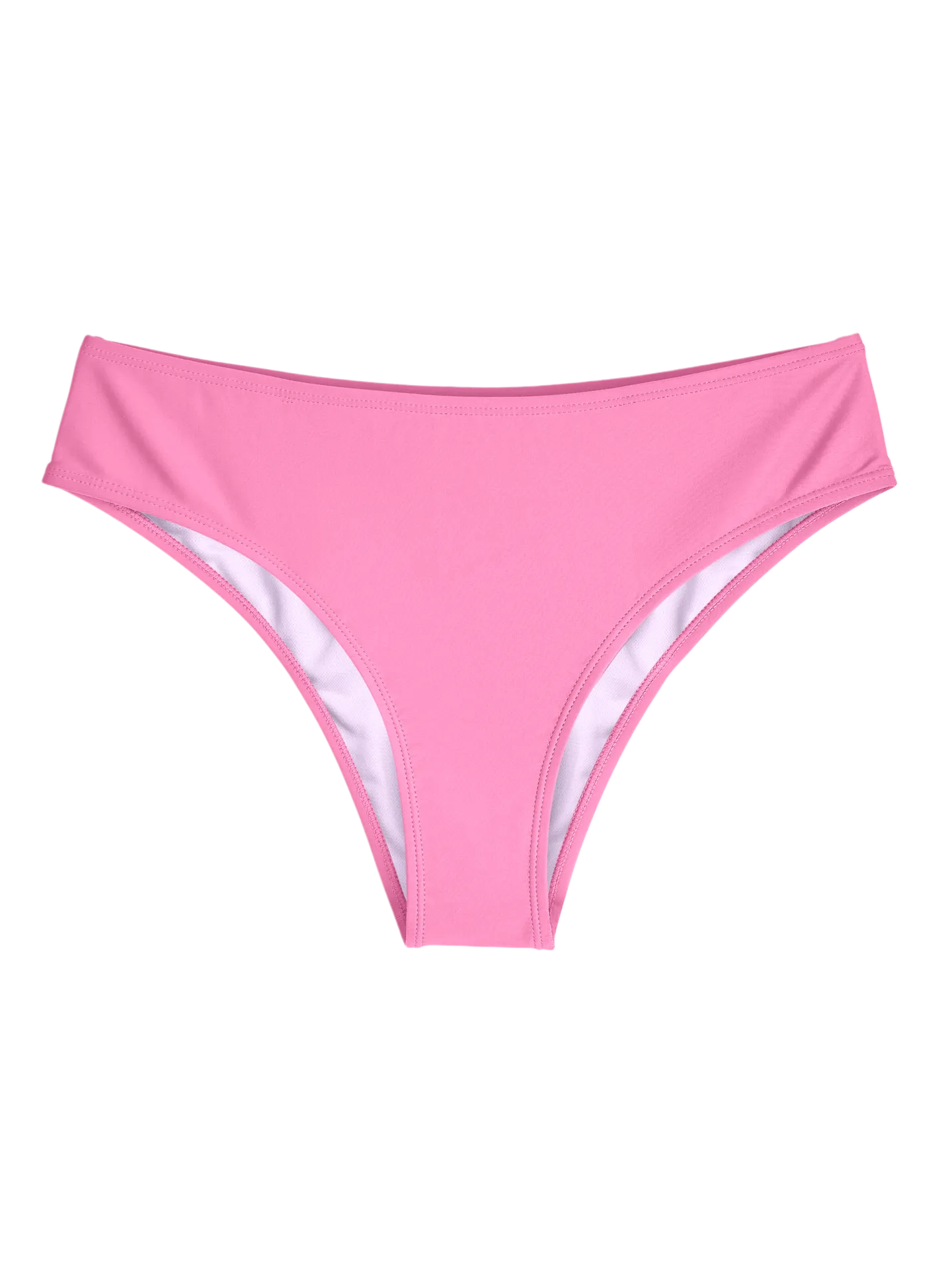 Candy Rosa Bikinihöschen mit mittlerer Taille