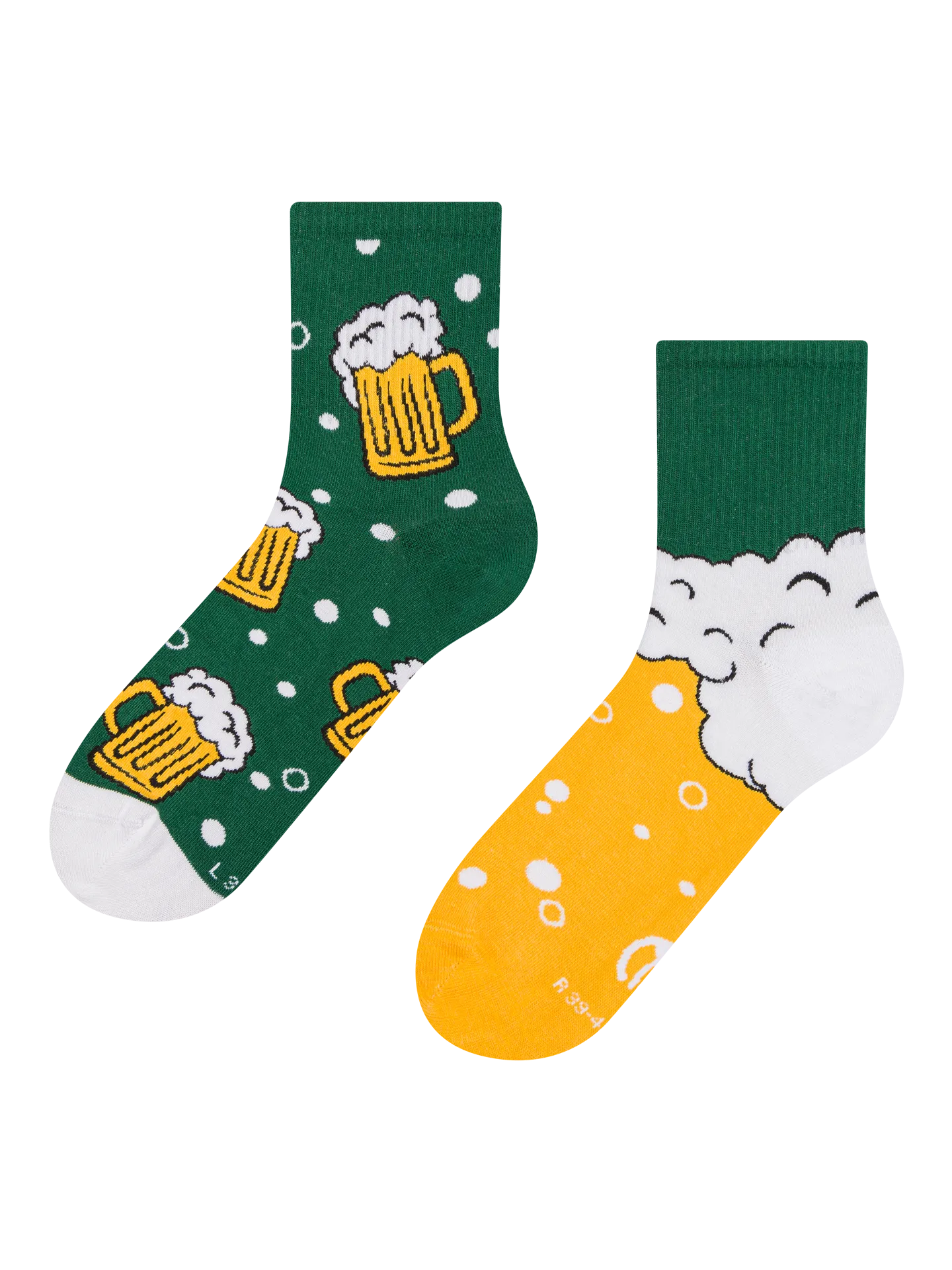 Lustige Crewsocken Bier und Seifenblasen