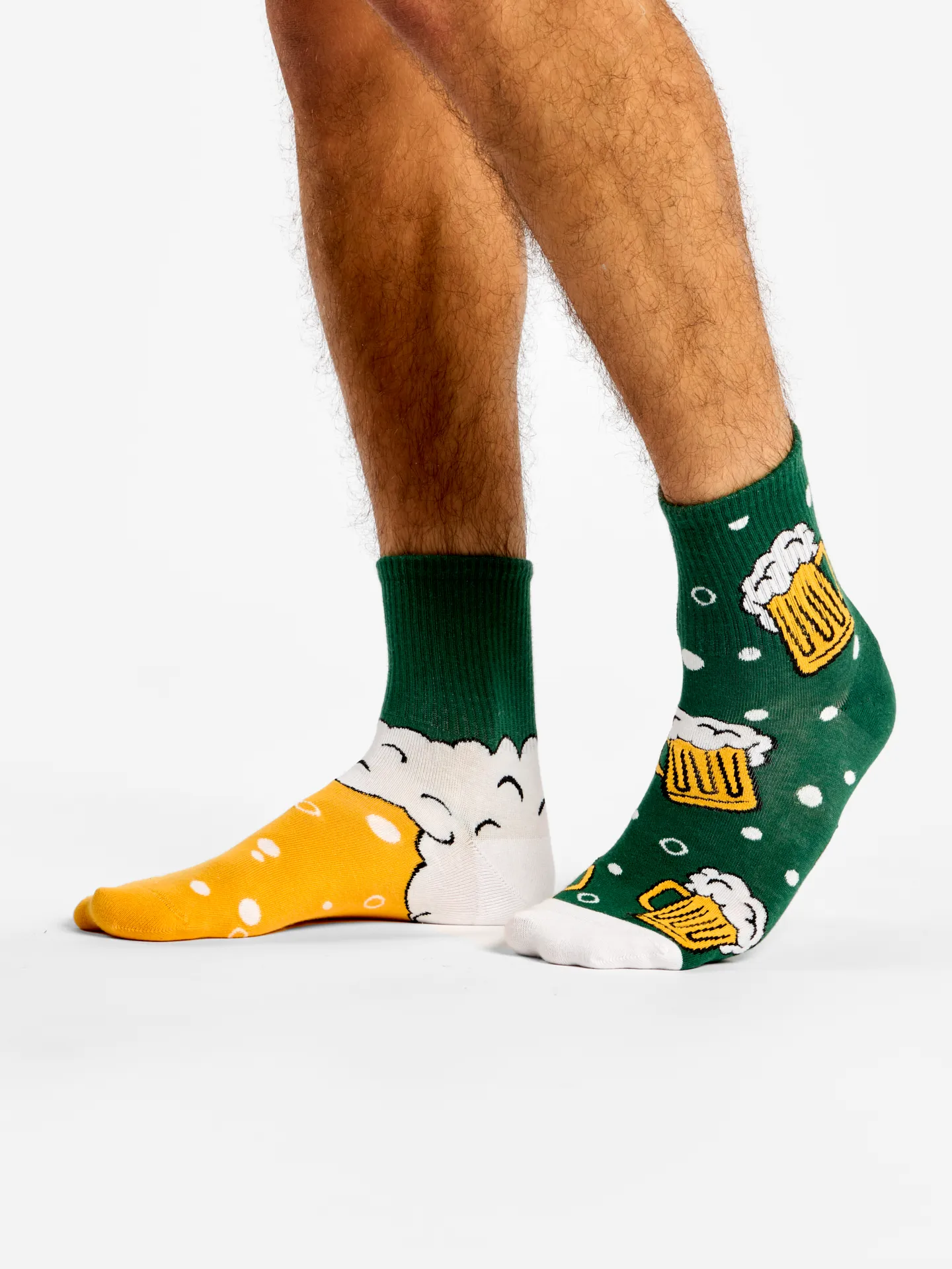 Lustige Crewsocken Bier und Seifenblasen - Image 2