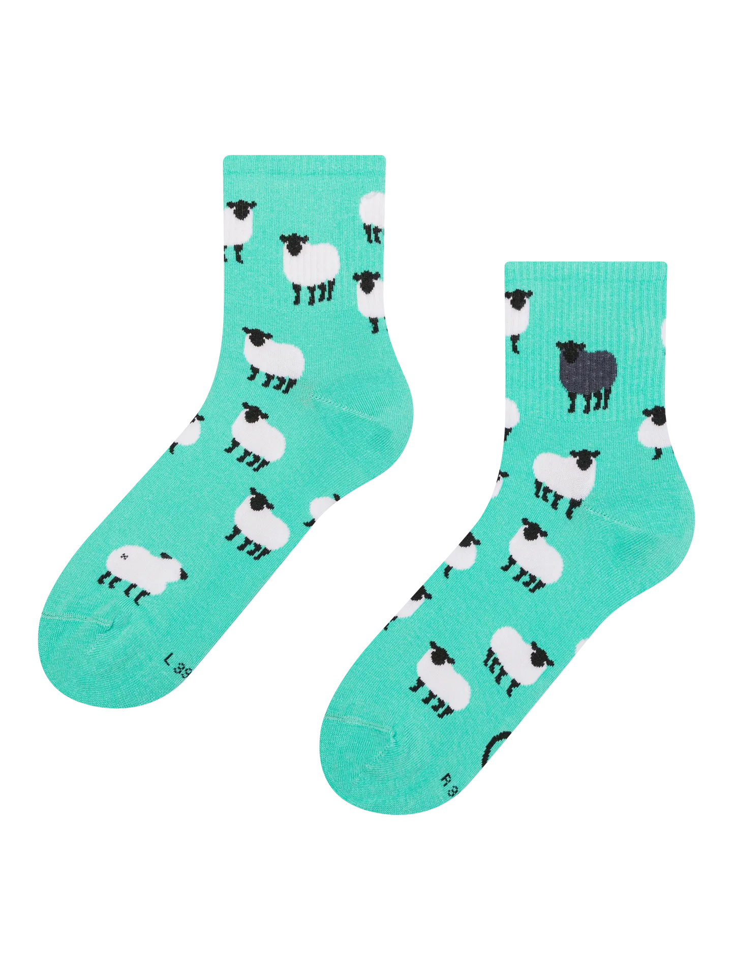 Lustige Crewsocken Schwarzes Schaf
