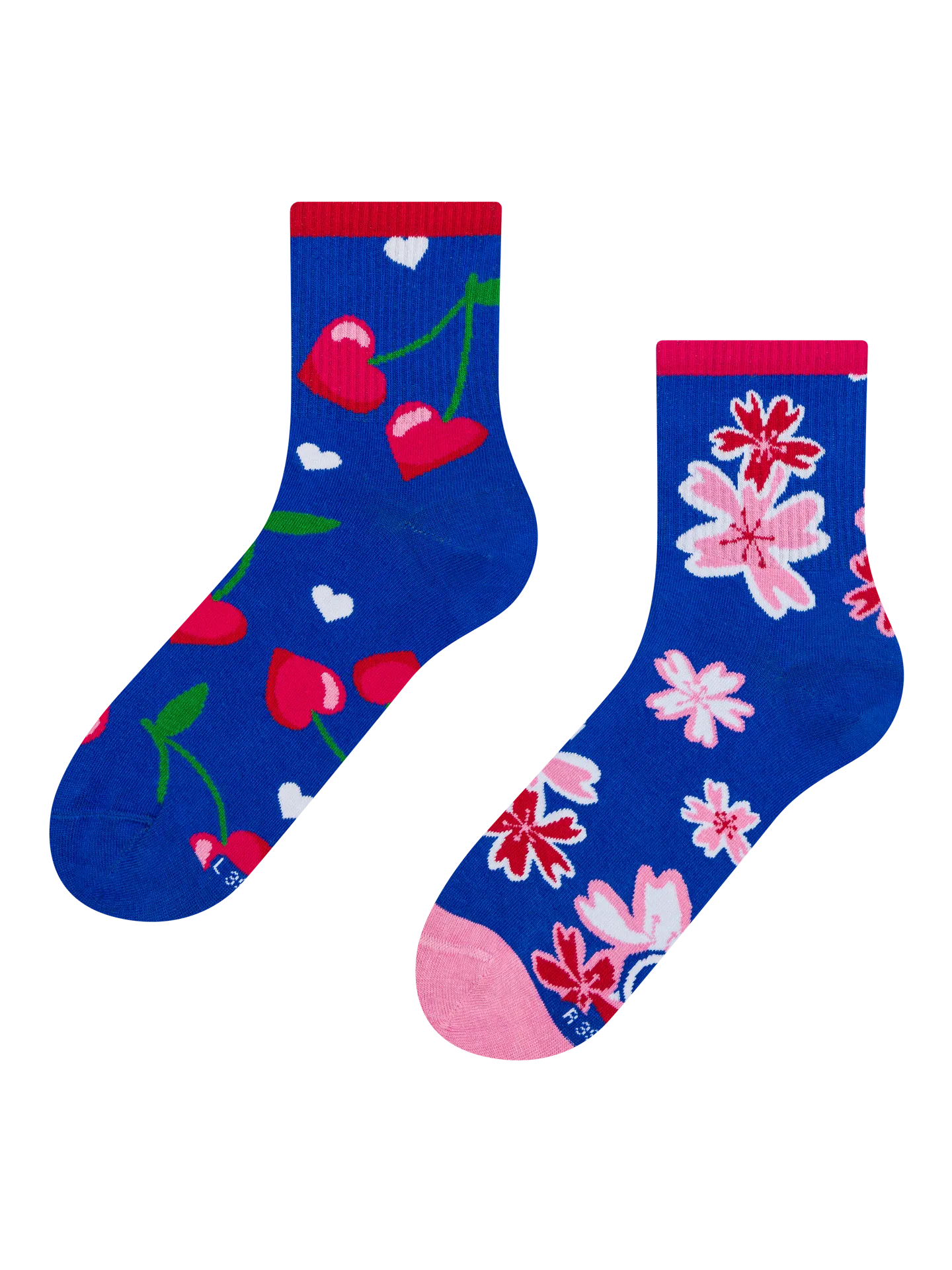 Lustige Crewsocken Kirschenliebe
