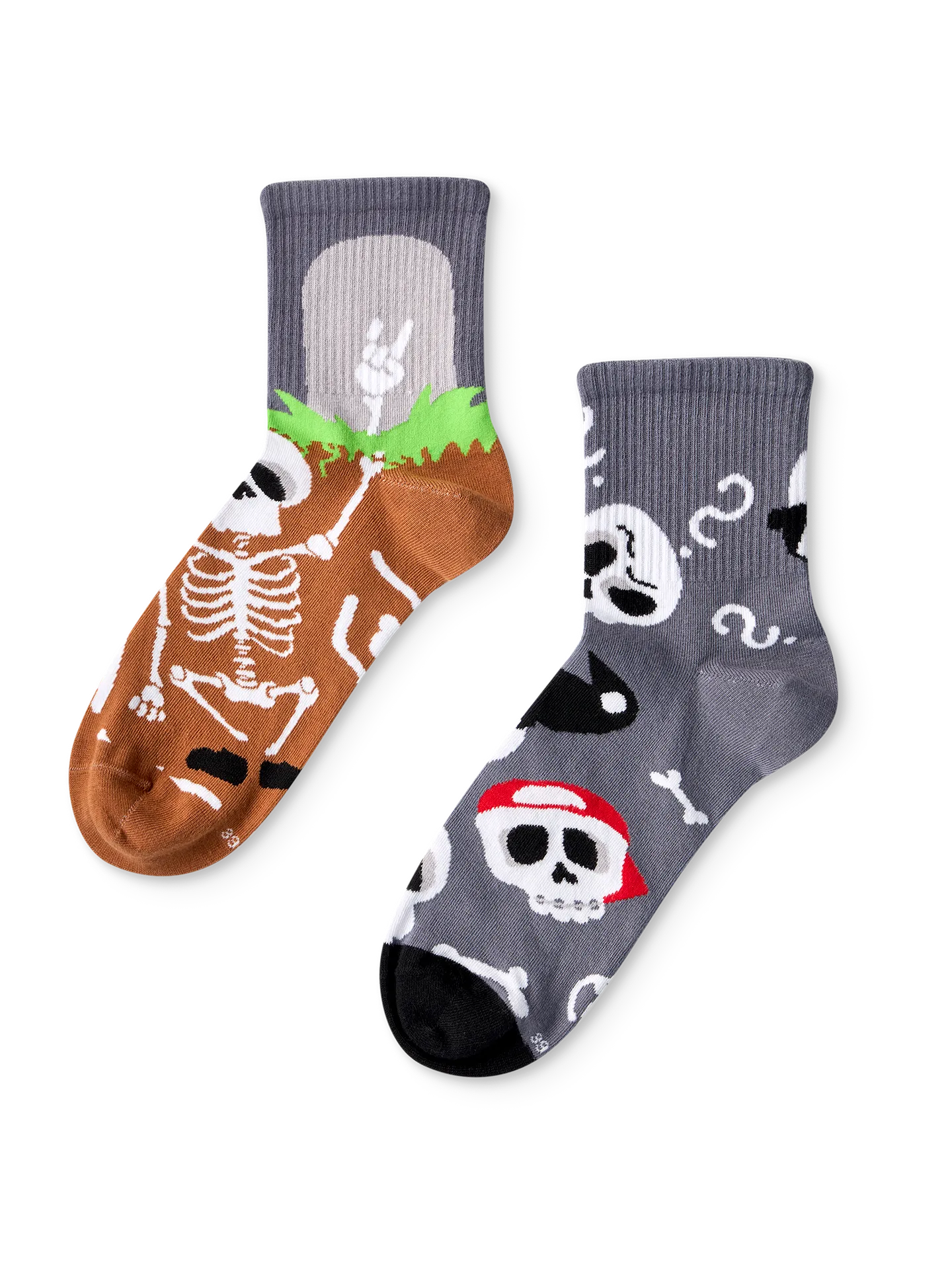 Lustige Crewsocken Lustige Skelette