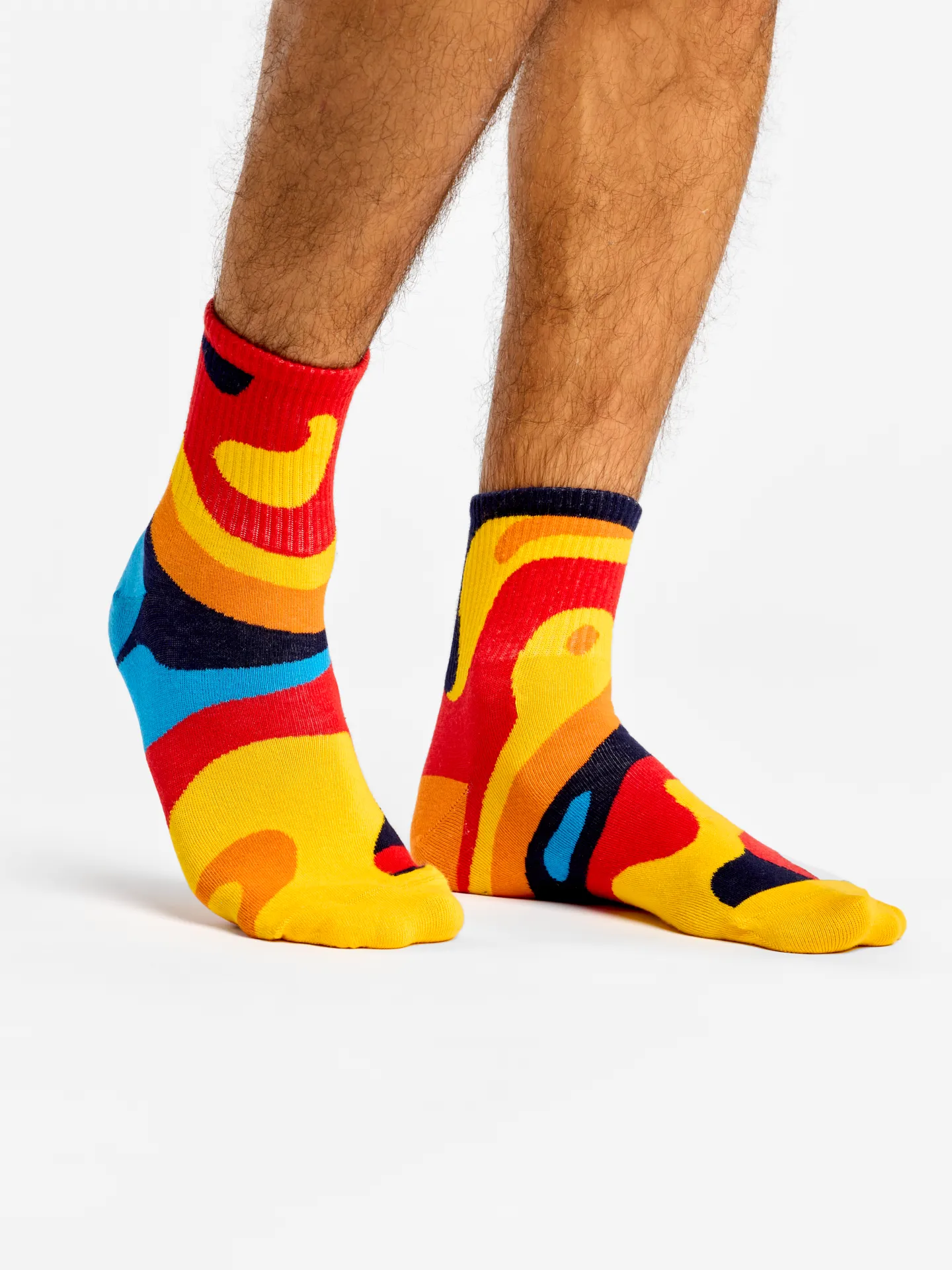 Lustige Crewsocken Lava - Image 3