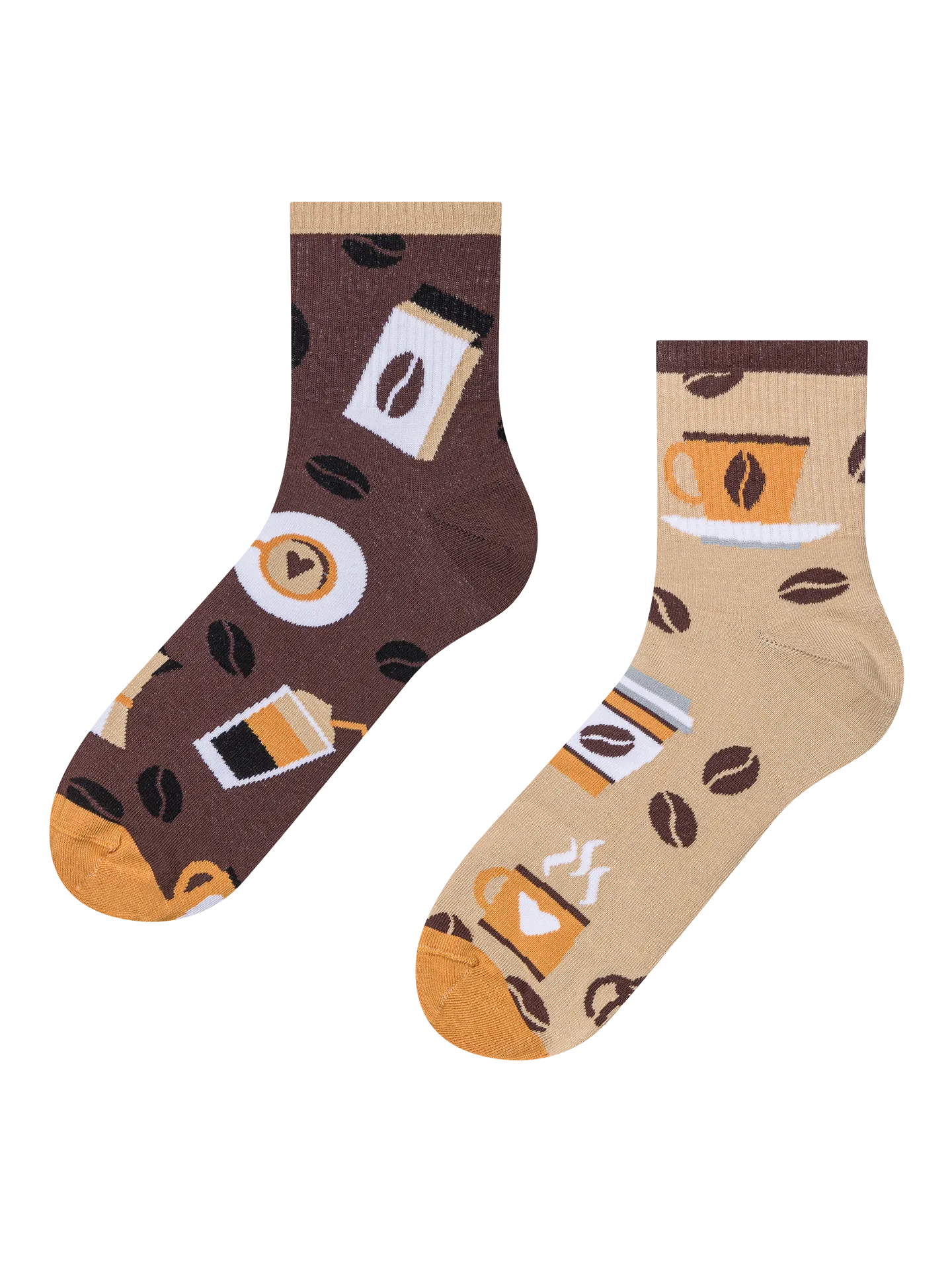 Lustige Crewsocken Morgenkaffee
