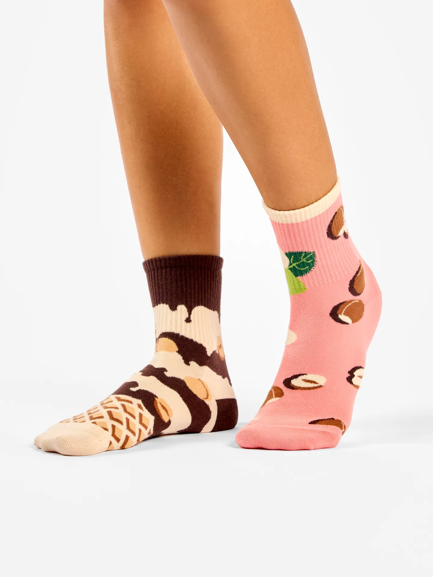 Lustige Crewsocken Nusskeks - Image 2