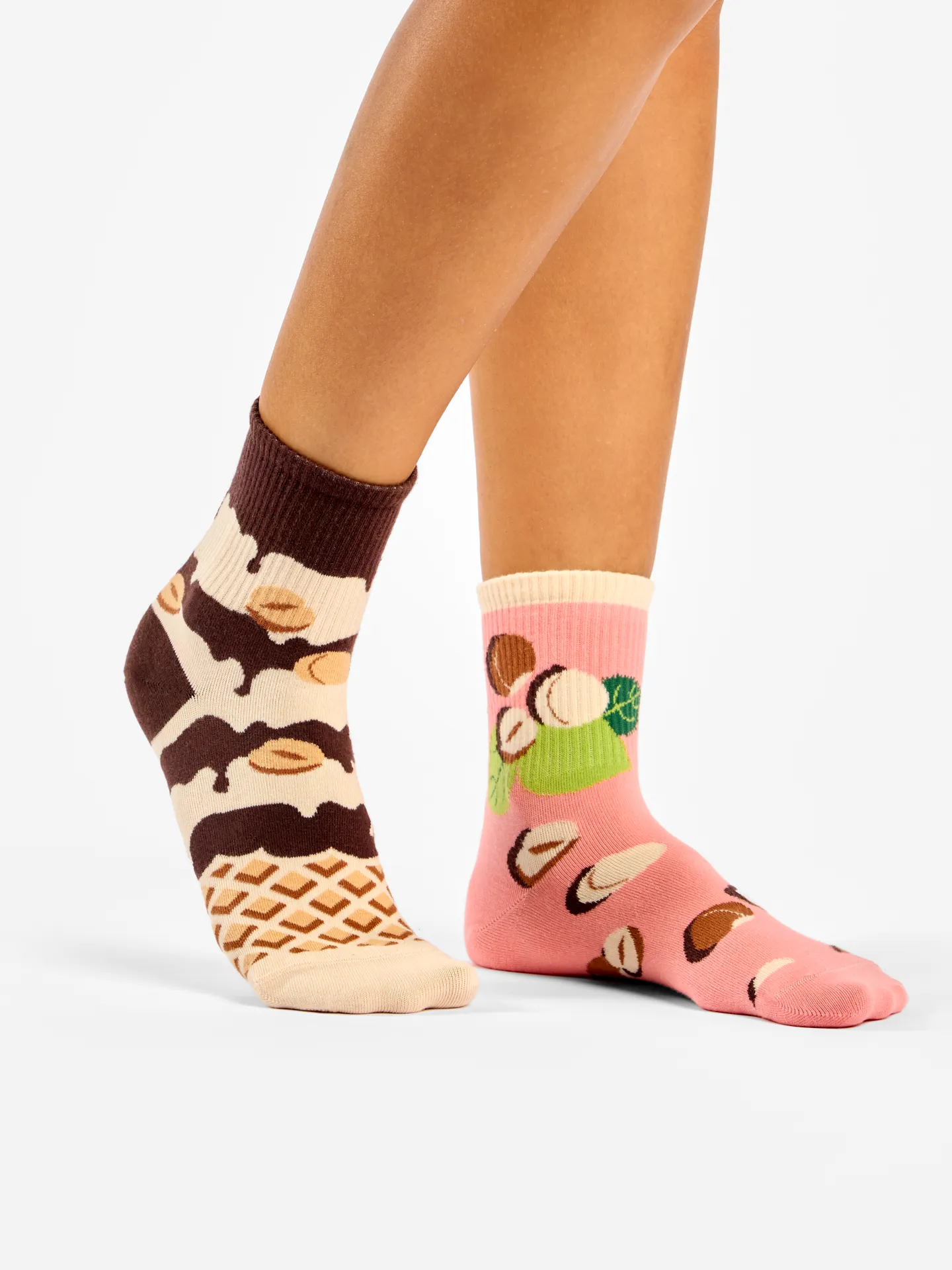 Lustige Crewsocken Nusskeks - Image 3