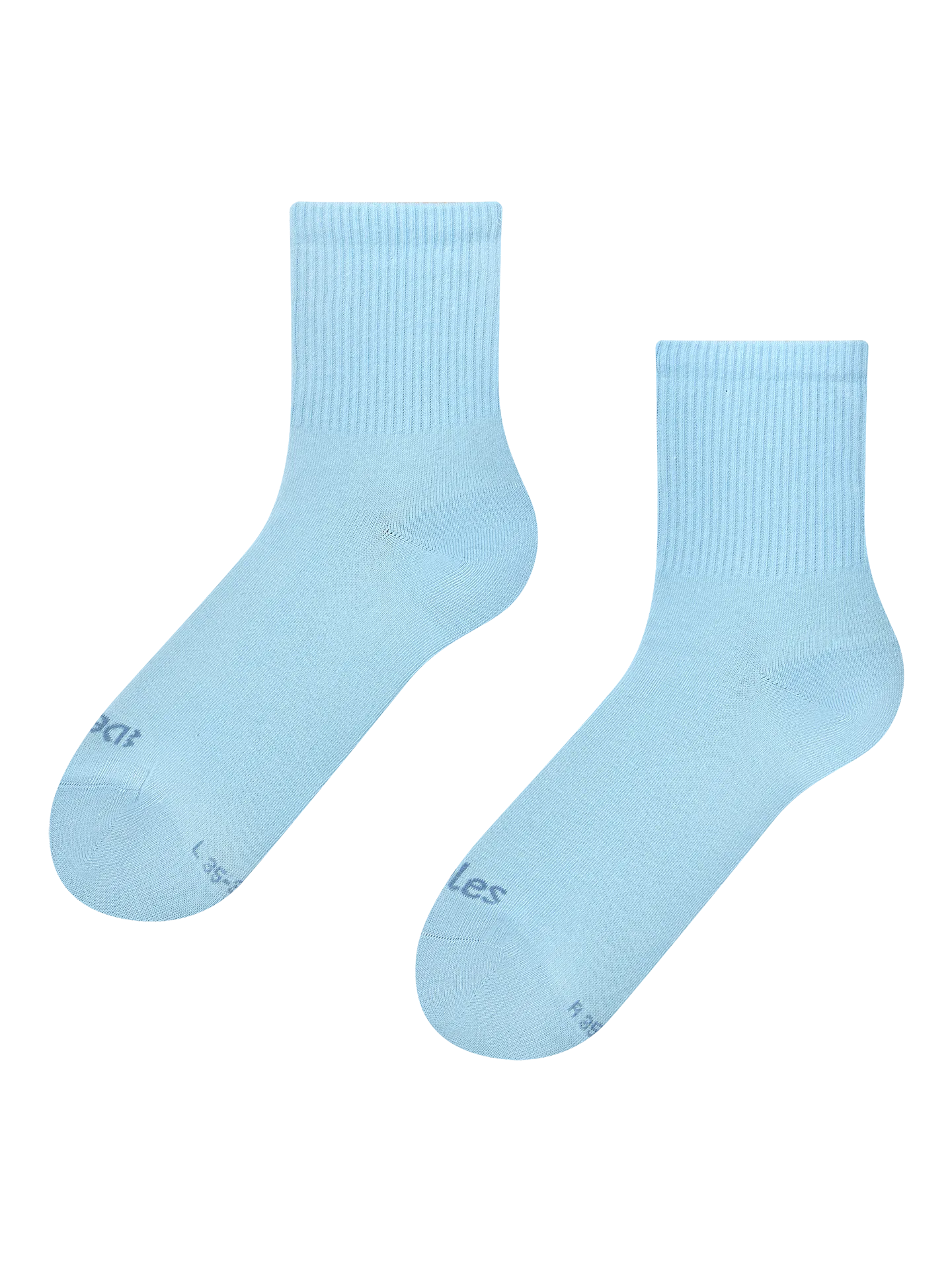 Crewsocken Puderblau