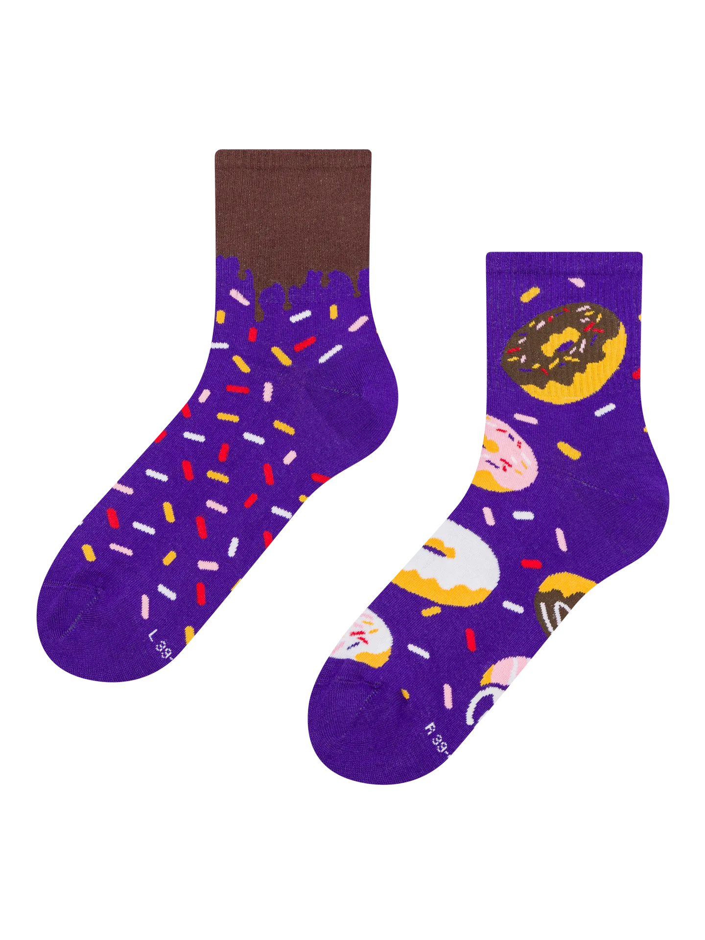 Lustige Crewsocken Süße Donuts