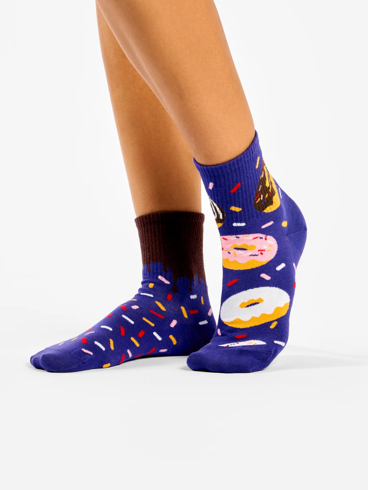 Lustige Crewsocken Süße Donuts - Image 2