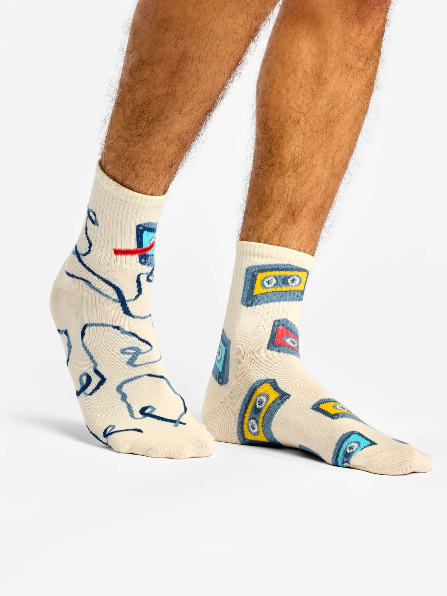 Lustige Crewsocken Musikkassetten - Image 3