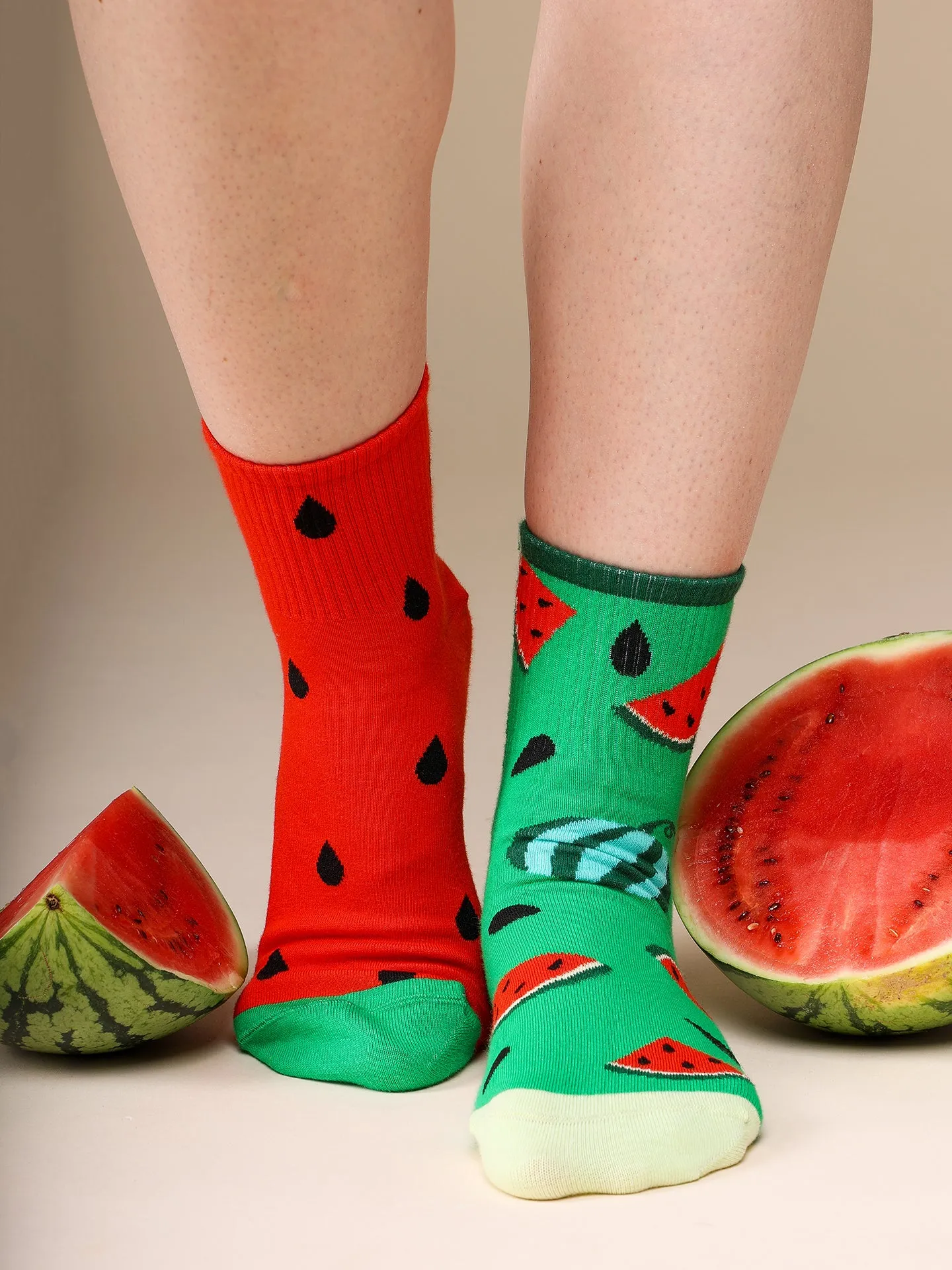 Lustige Crewsocken Wassermelonensaison - Image 2