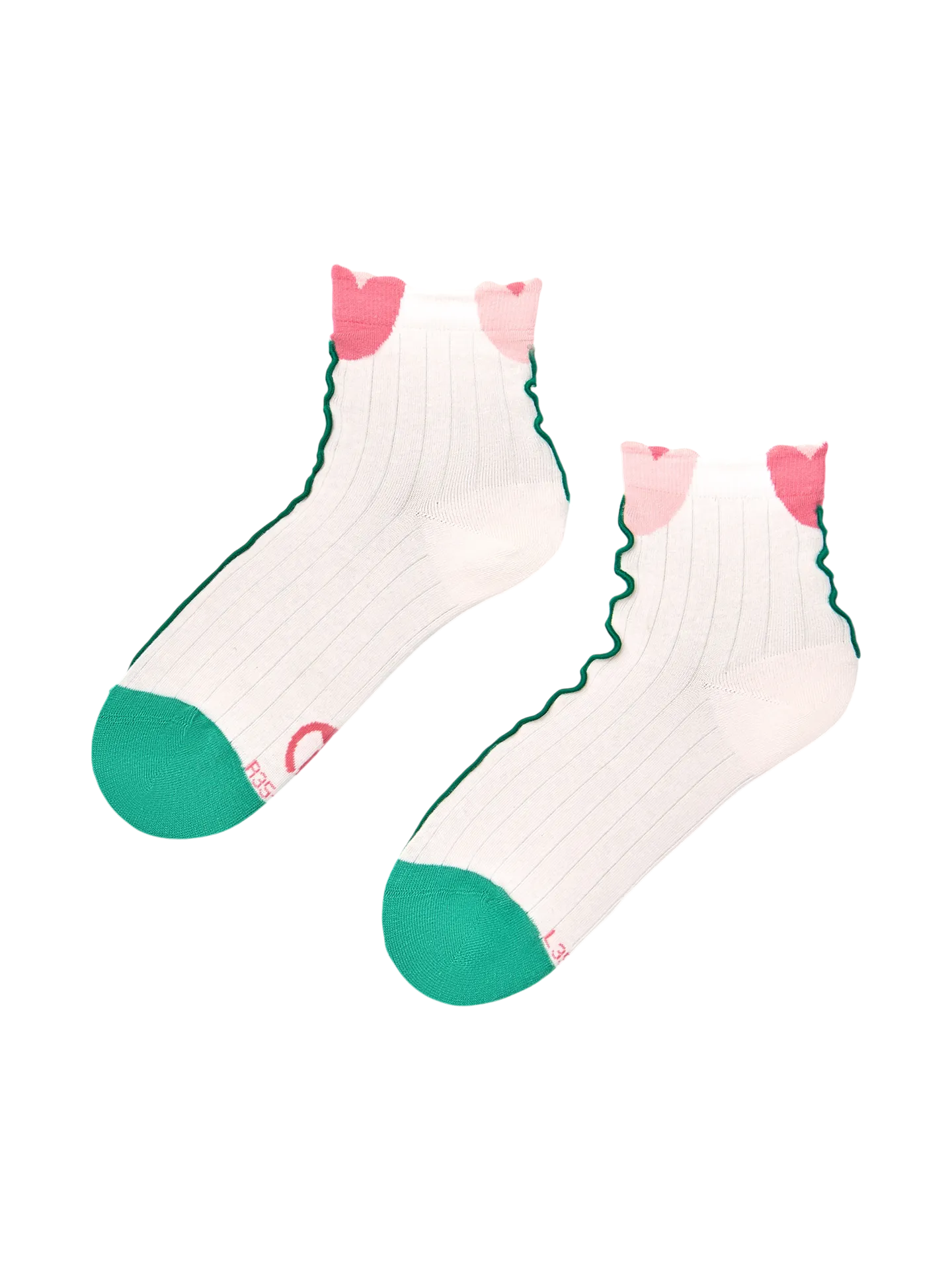 Cutecore-Socken Blühende Tulpen