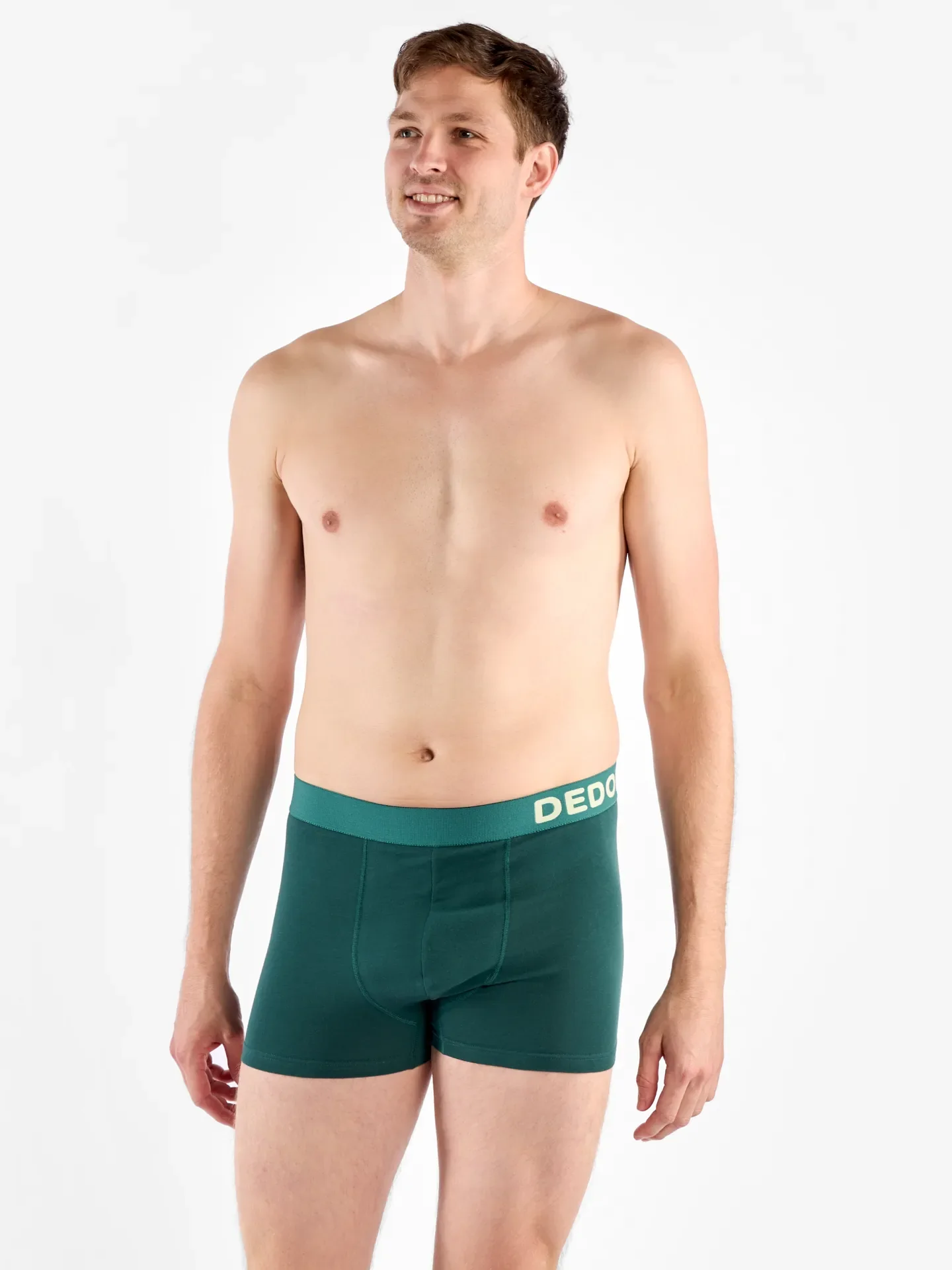 Dunkelsmaragdgrüne Boxershorts für Männer - Image 4