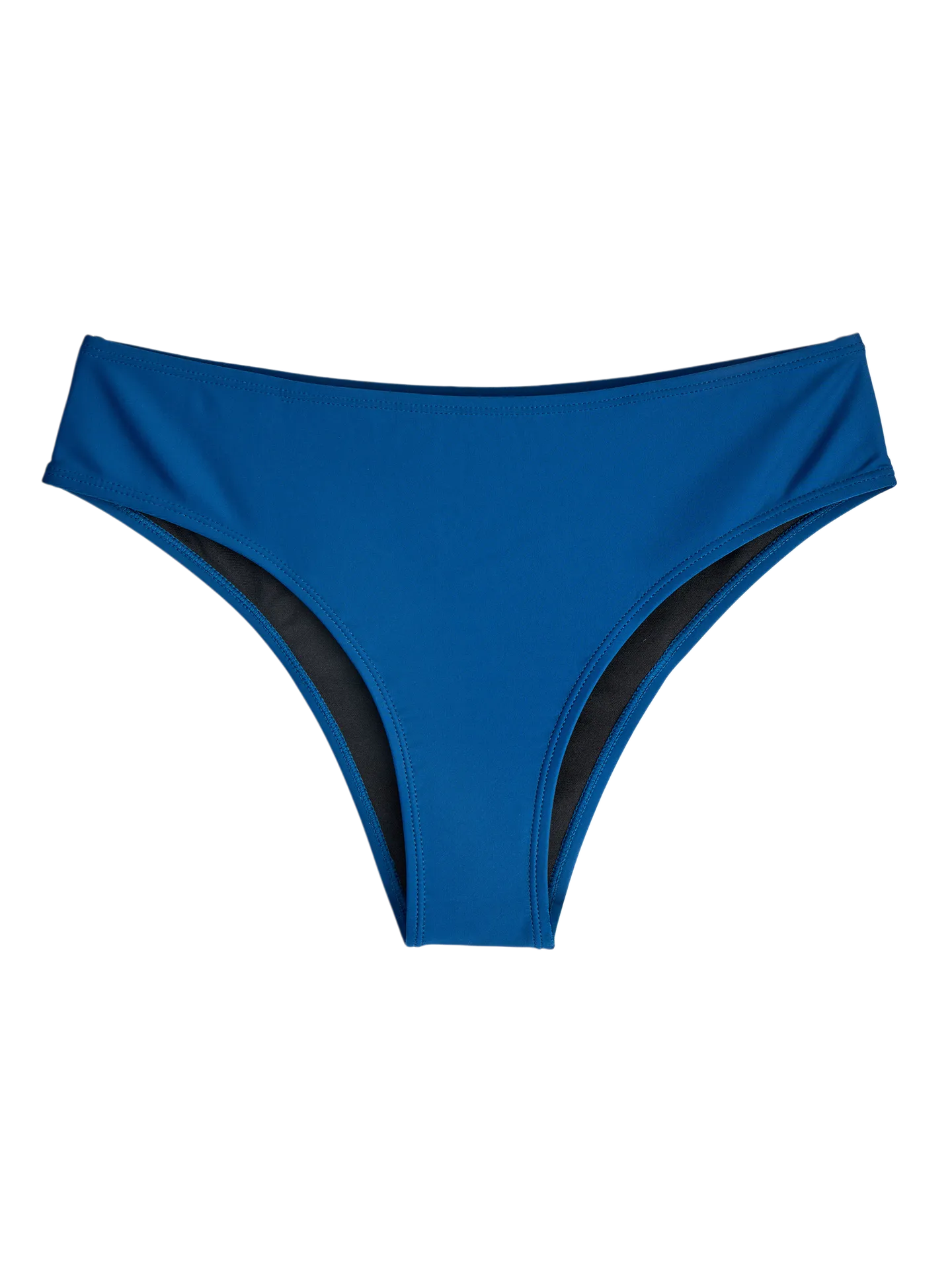 Tiefblaue Bikinihöschen mit mittlerer Taille