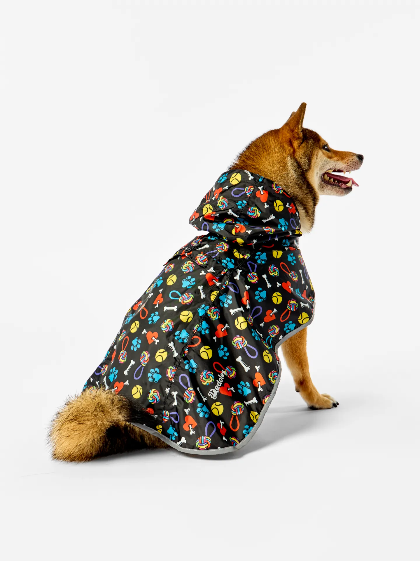 Regenmantel für Hunde Herzen und Pfoten - Image 5