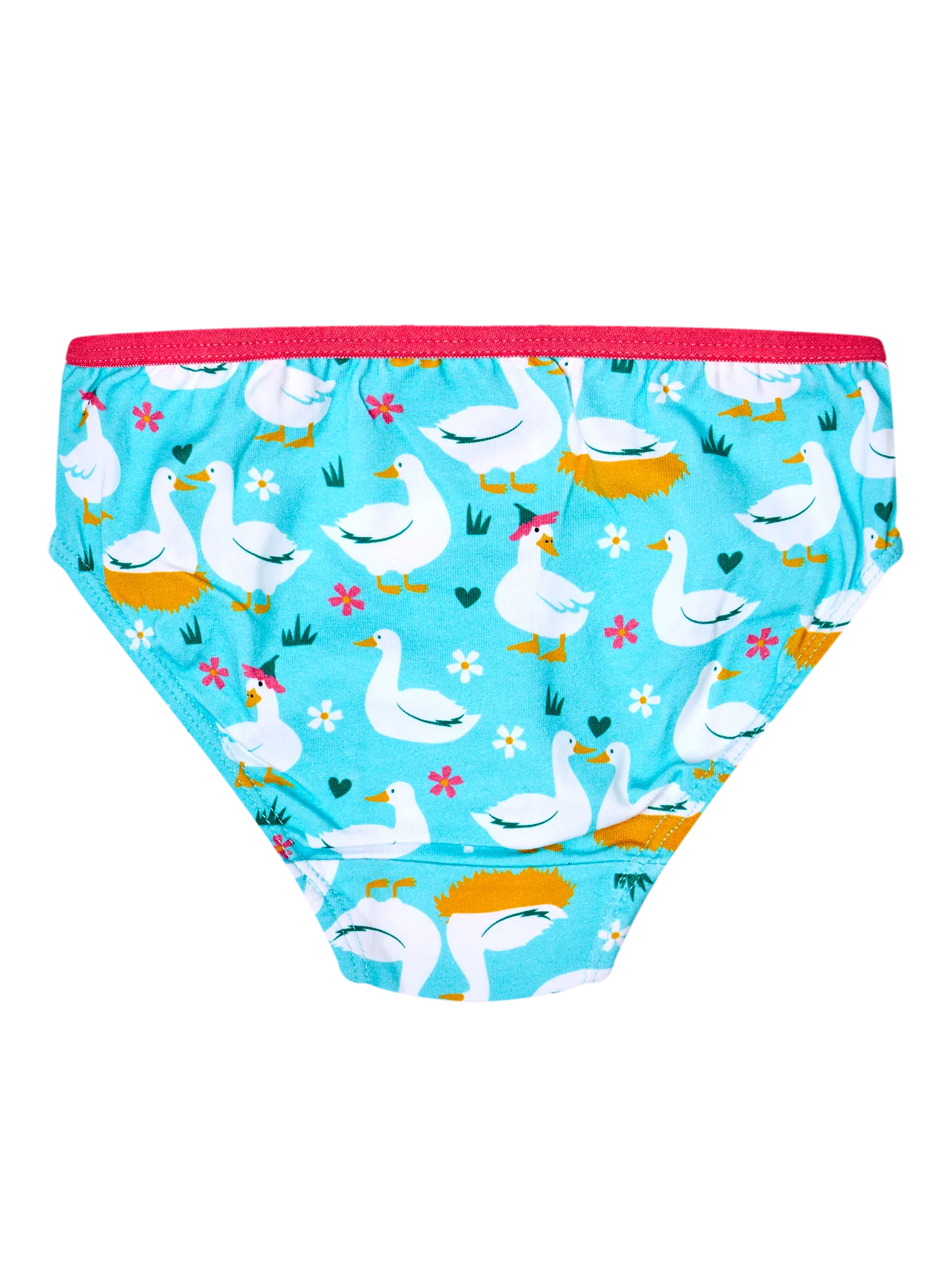 Lustige Höschen für Mädchen Gänse und Blumen - Image 2